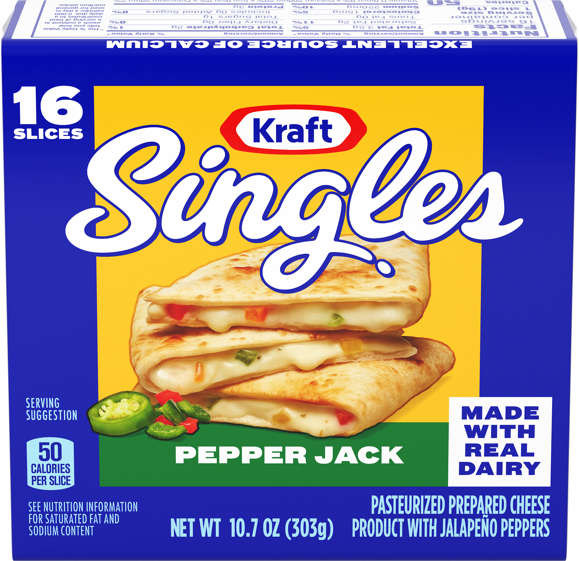 Pepper Jack Cheese Slices