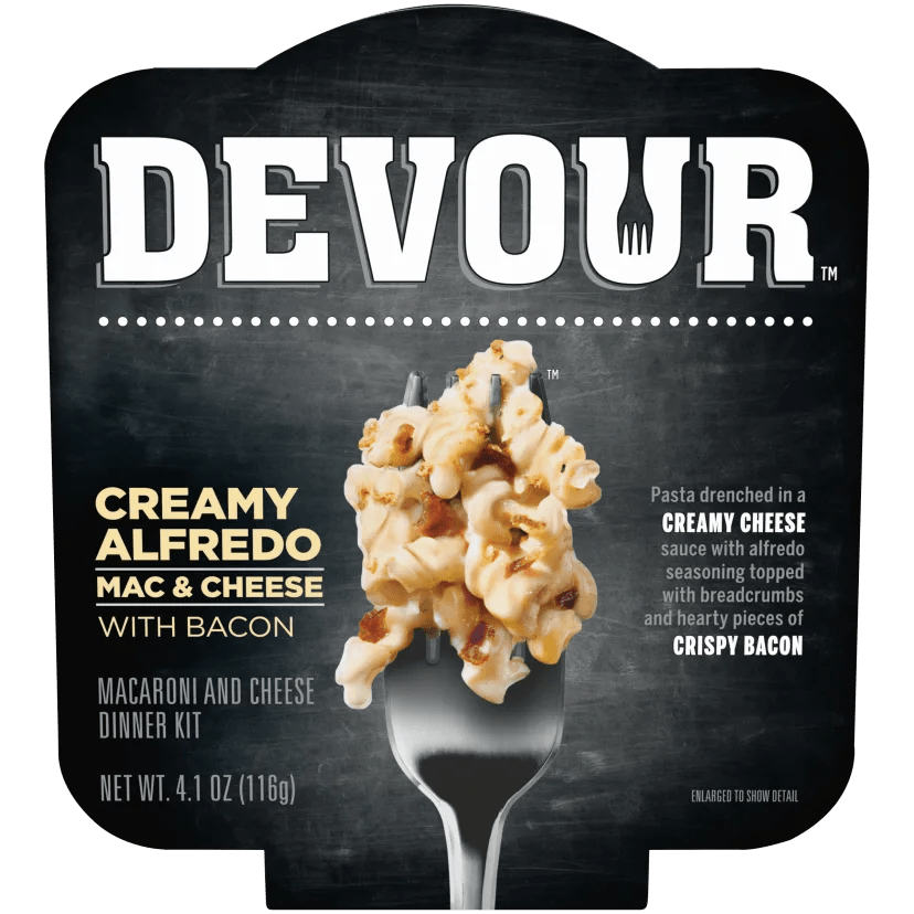 Creamy Alfredo Mac & Cheese Bowl with Bacon Dinner Kit