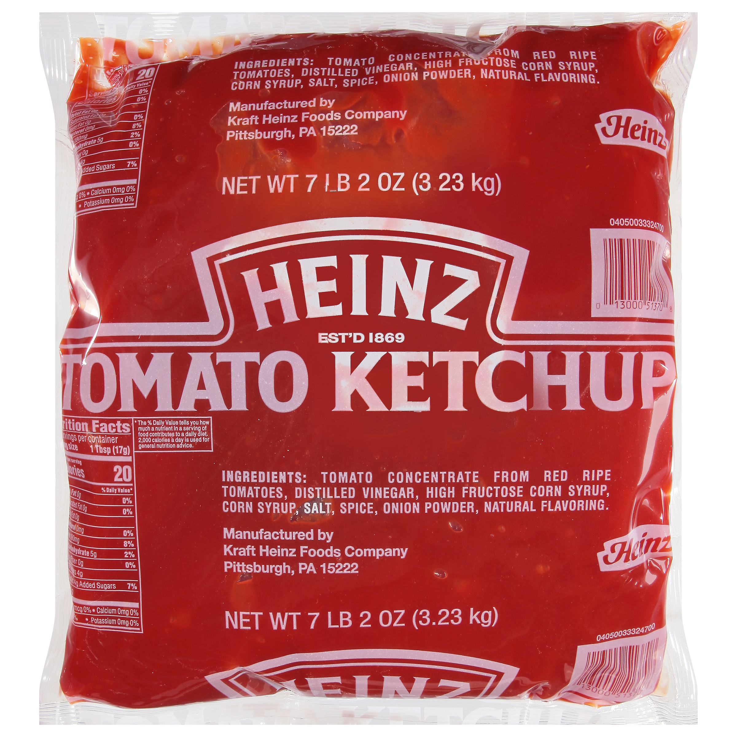 Ketchup Pouch Packs