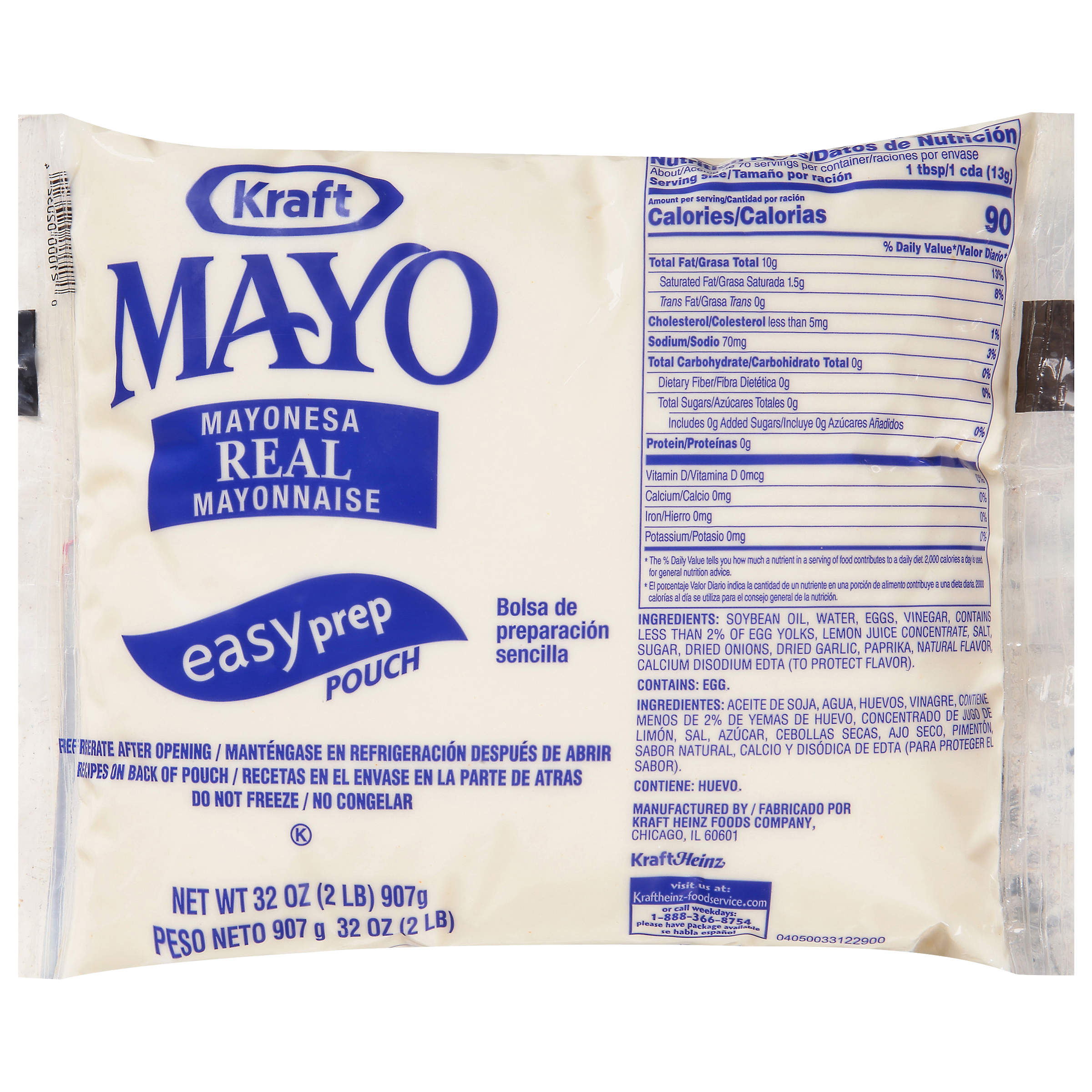 Real Mayonnaise Pouch Packs