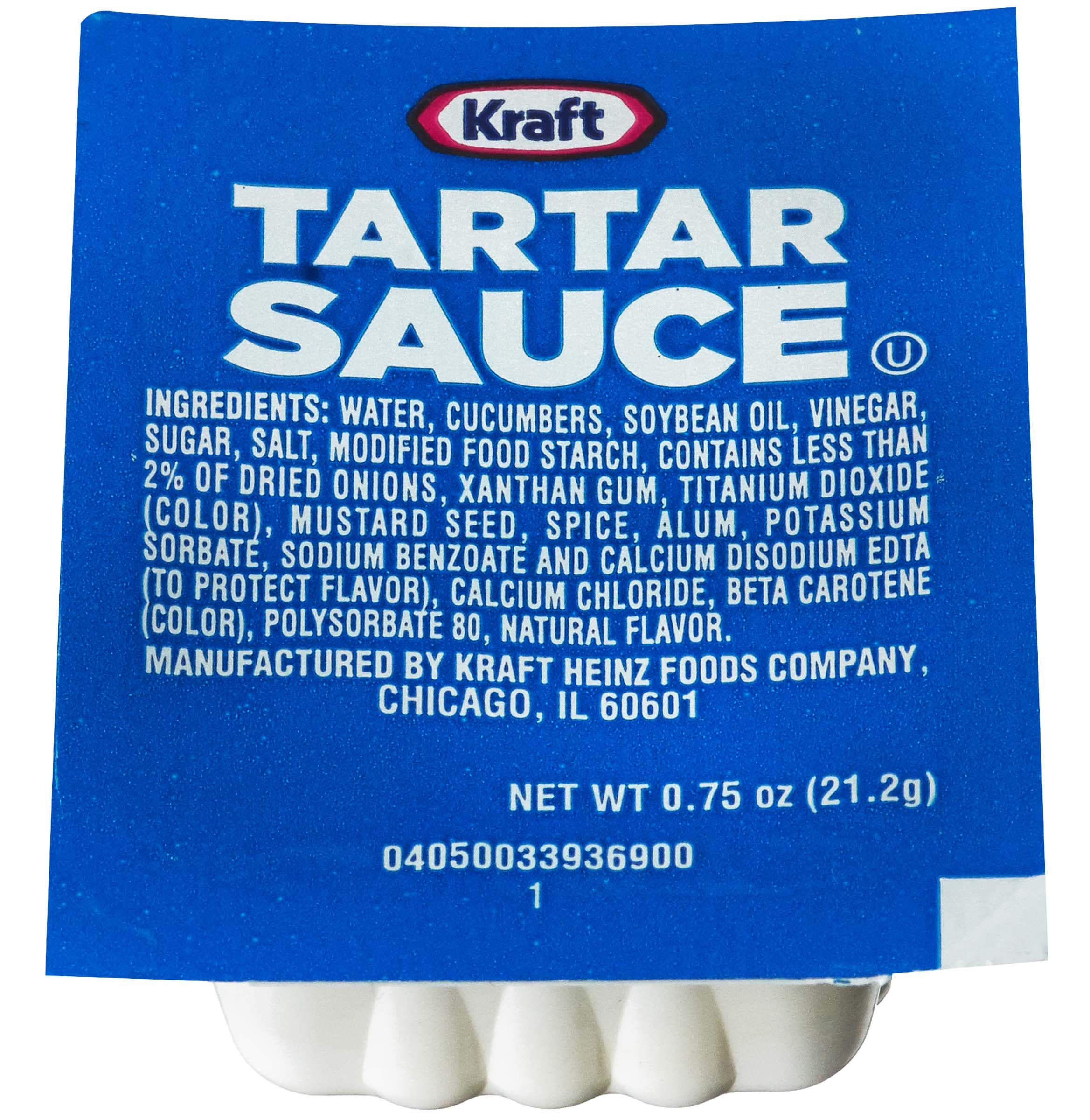 Heinz Single Serve Tartar Sauce, 13.125 LB Away From Home
