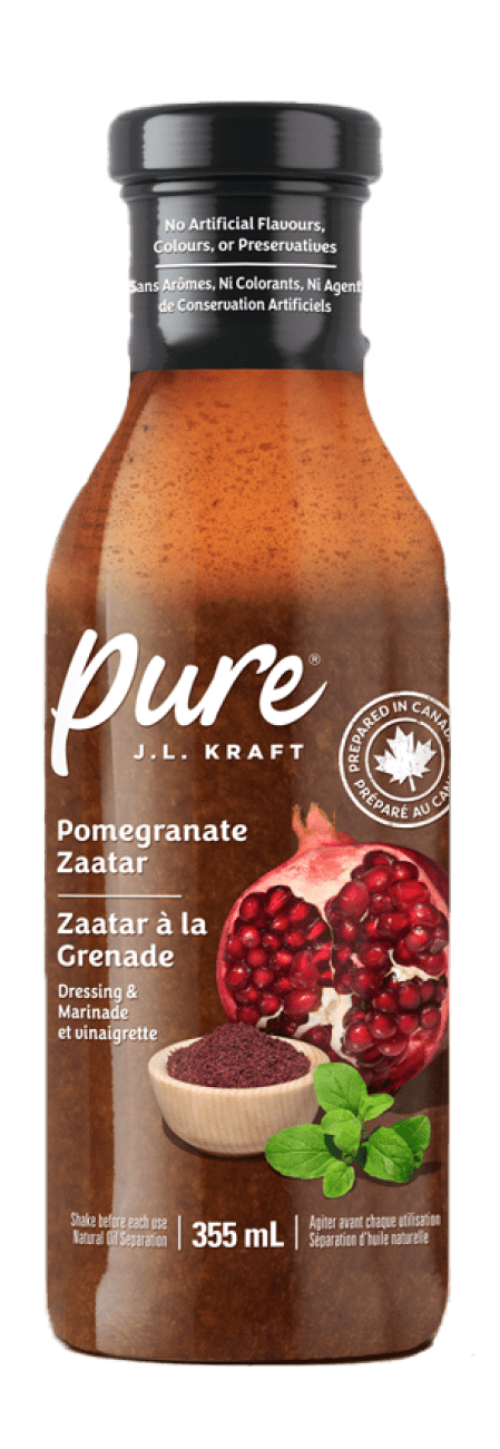 Vinaigrette et marinade Zaatar à la grenade