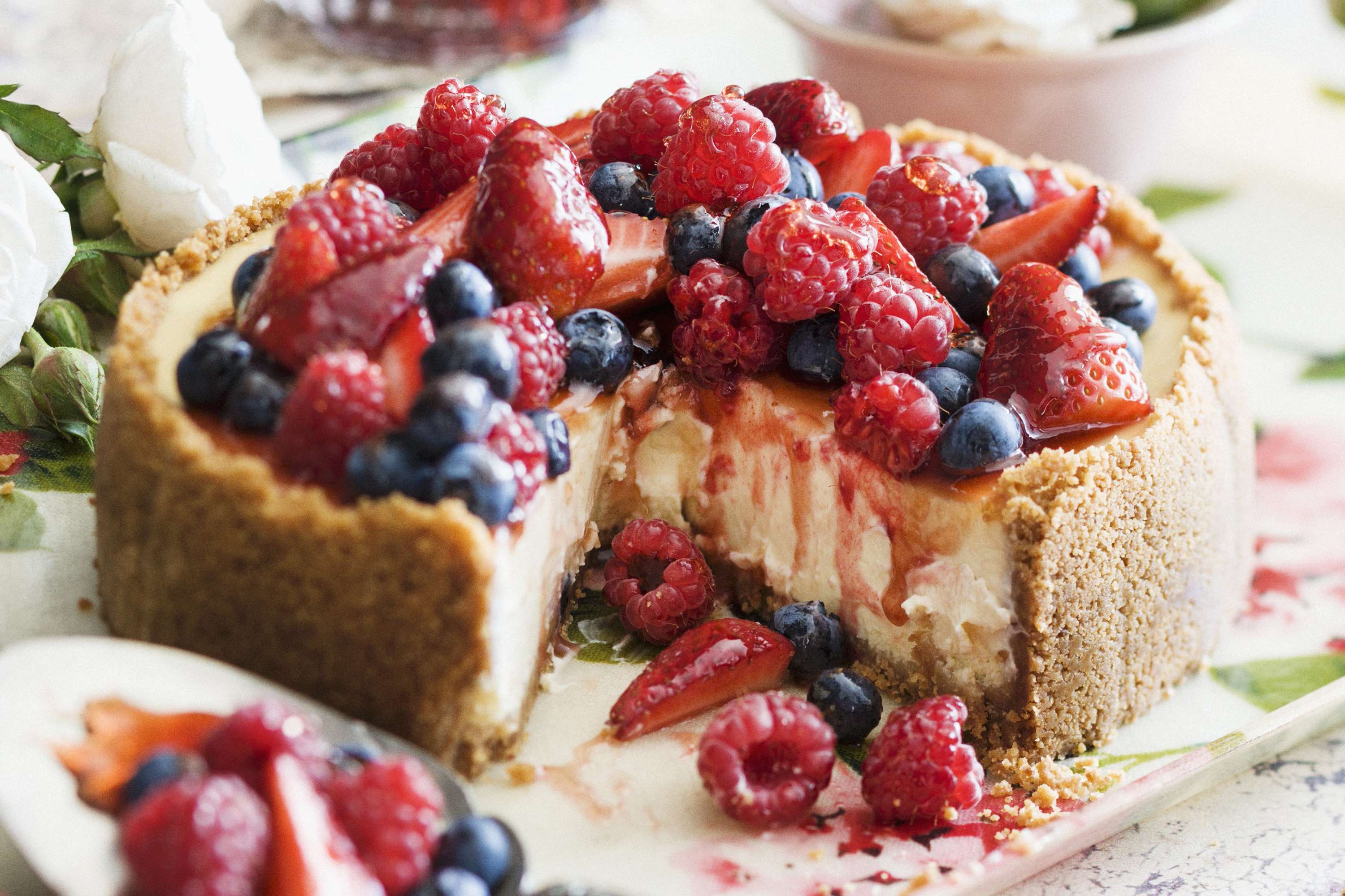 Gâteau au fromage congelé aux petits fruits