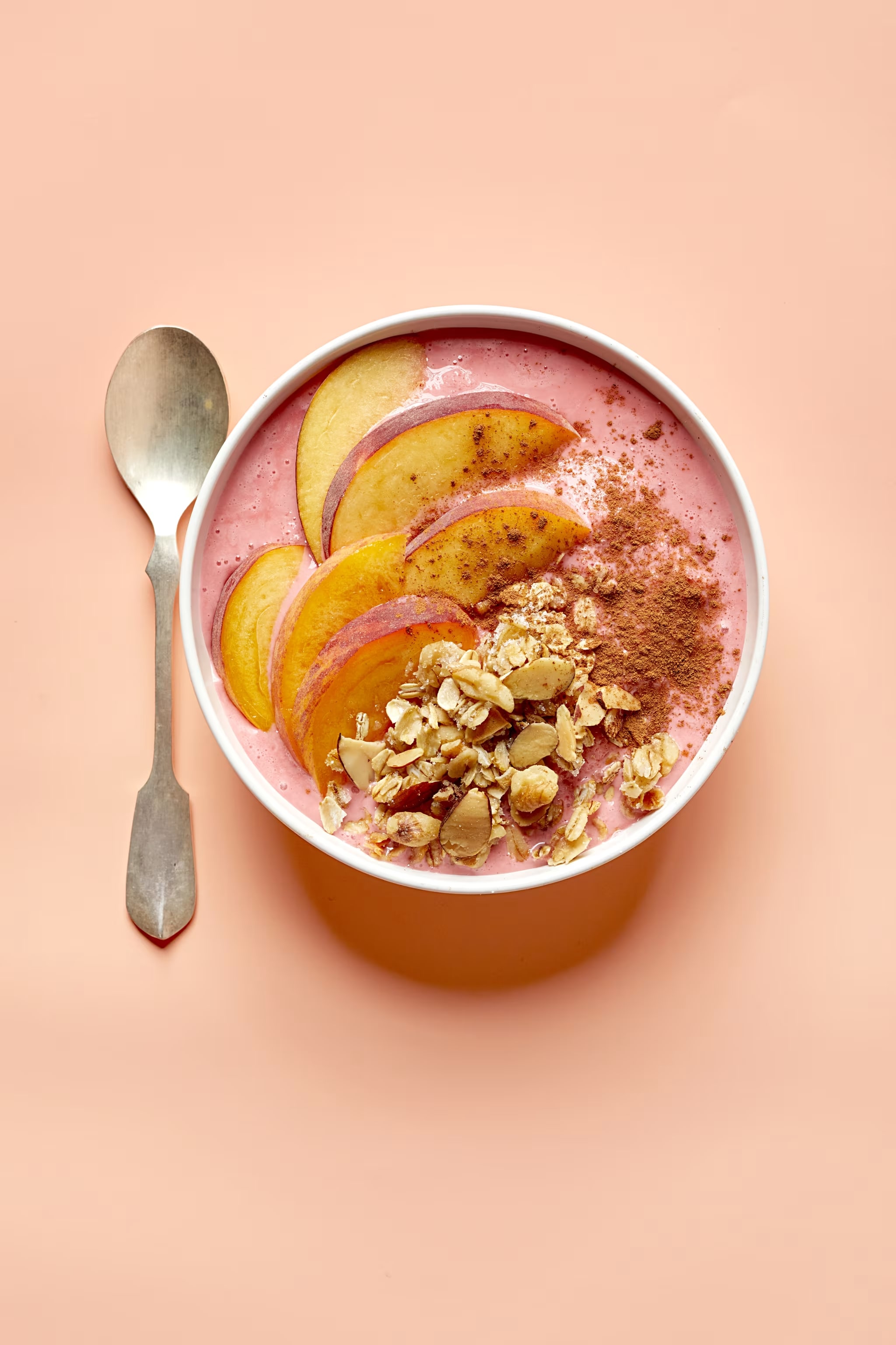 Peach Melba Smoothie Bowl