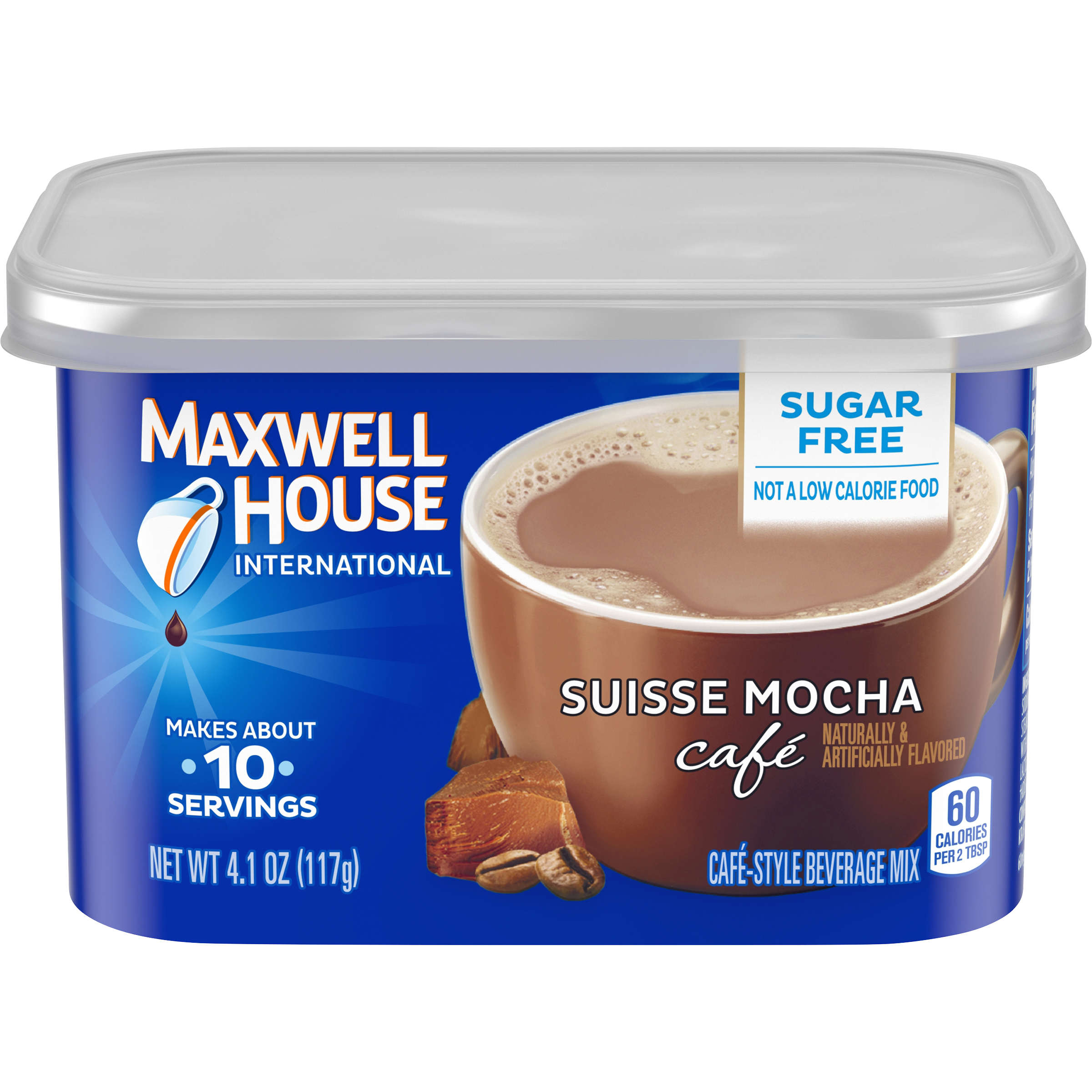 Suisse Mocha Café-Style Sugar Free Instant Coffee Beverage Mix