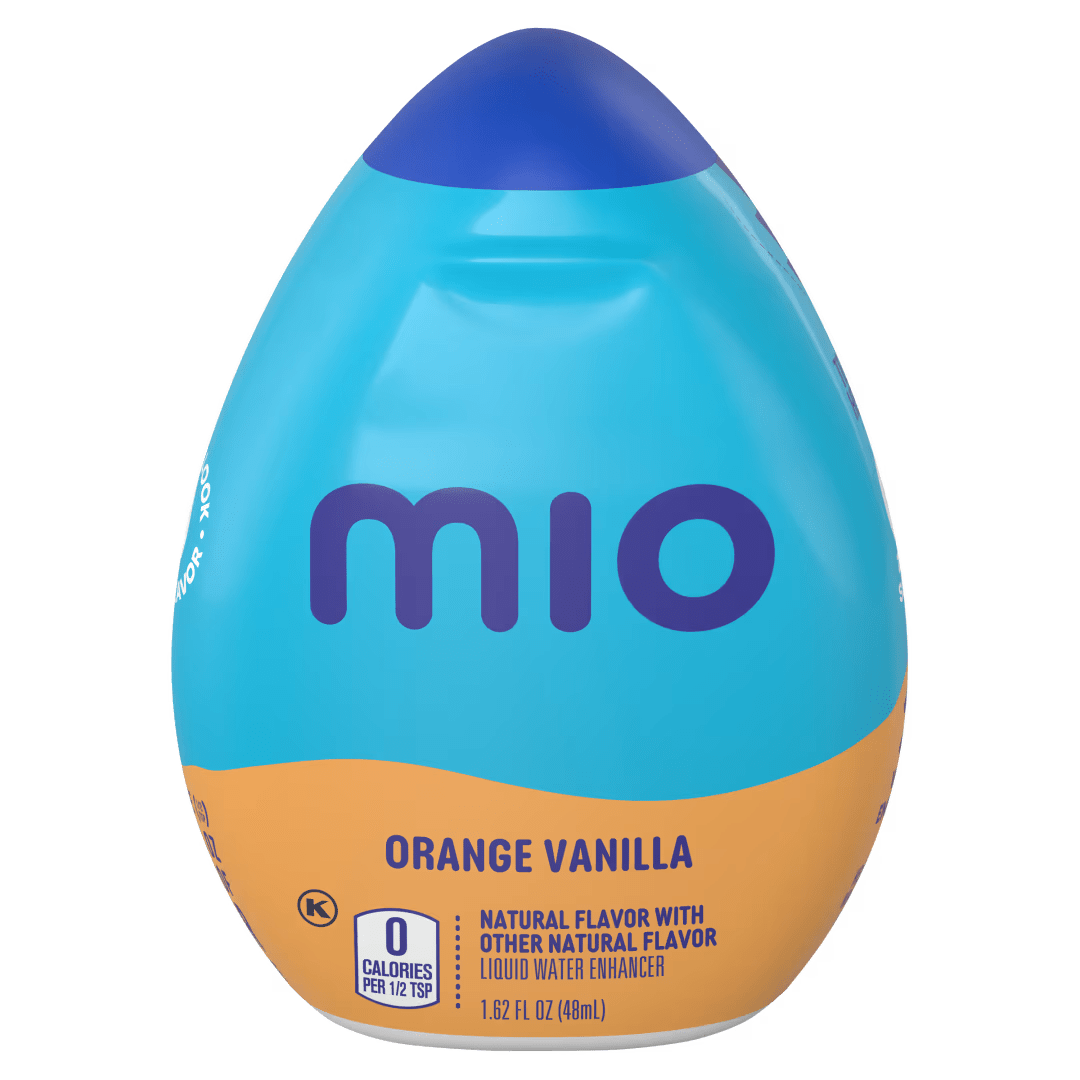 orange vanilla naturally flavored liquid water enhancer