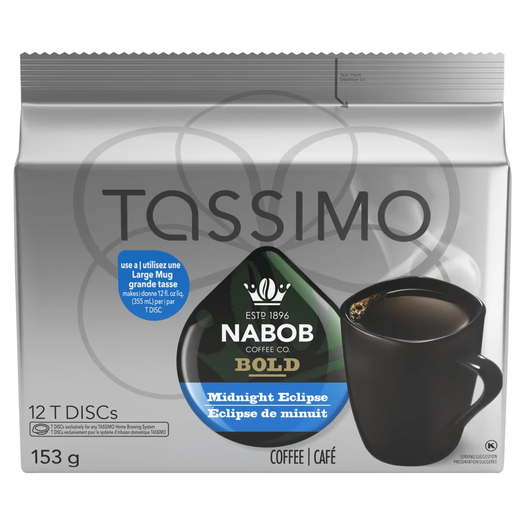 Nabob Bold Midnight Eclipse Coffee Single Serve T-Discs