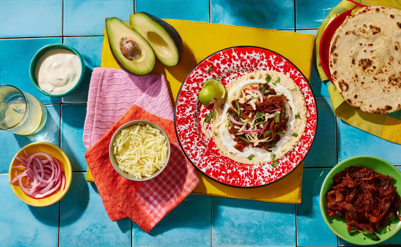 Carrot Tinga Tostadas