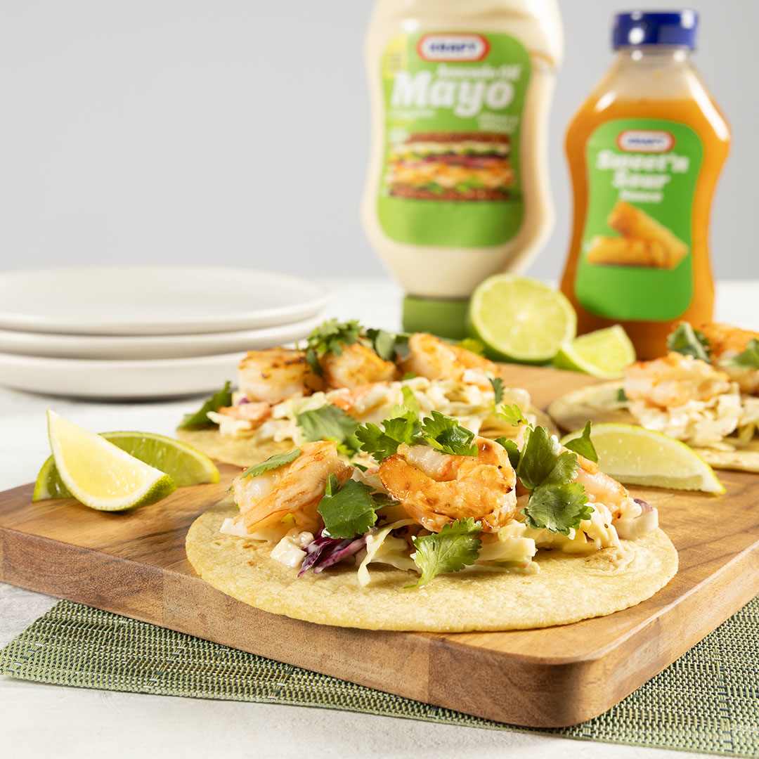 Asian Air Fryer Shrimp Tacos