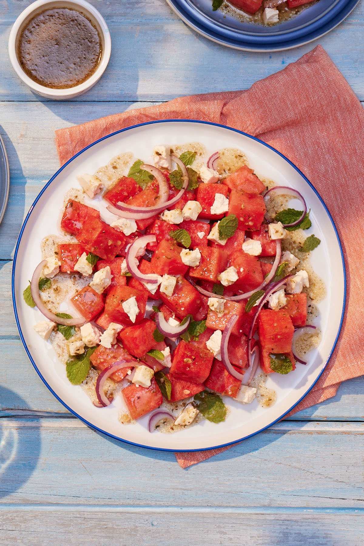 Salade estivale de melon d’eau et de feta