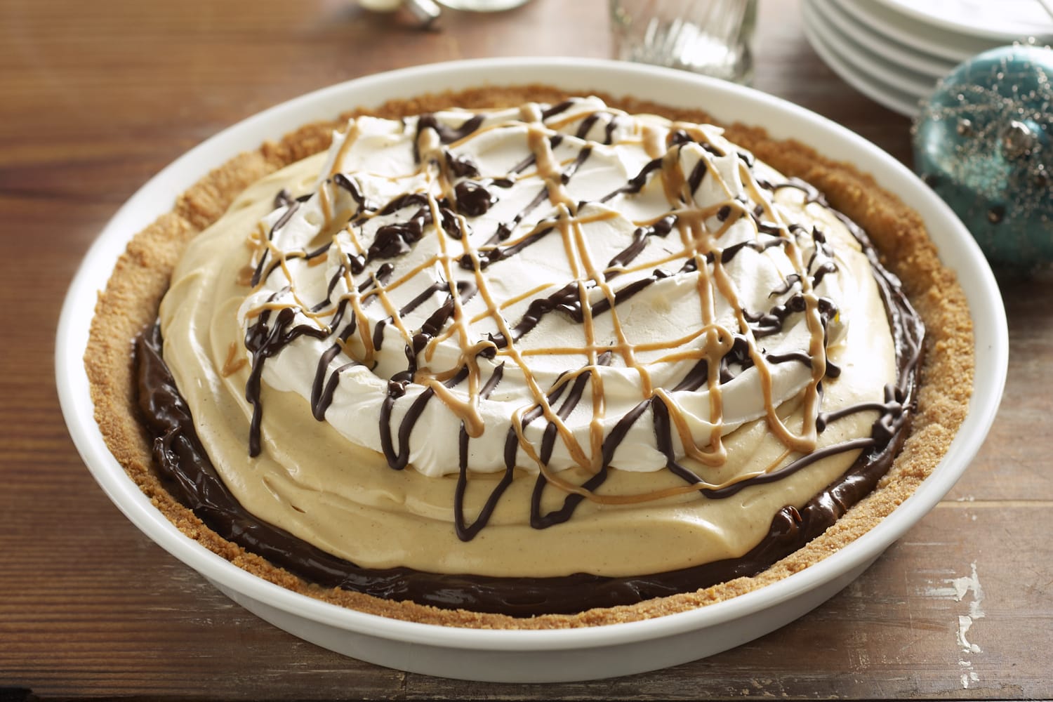 Mile-High Peanut Butter Pie