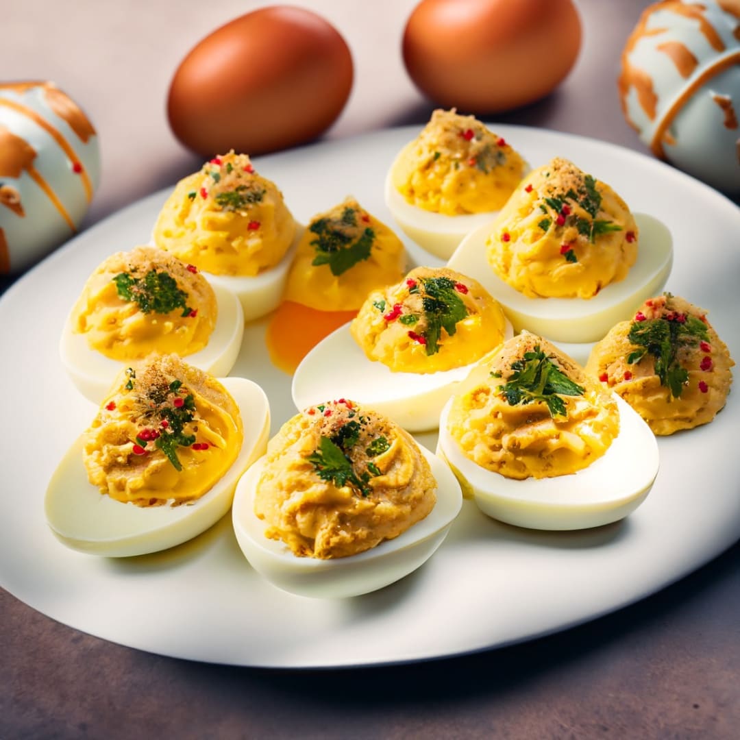 Favorite Topped Deviled Eggs | Philadelphia | Recipes - Kraft Heinz