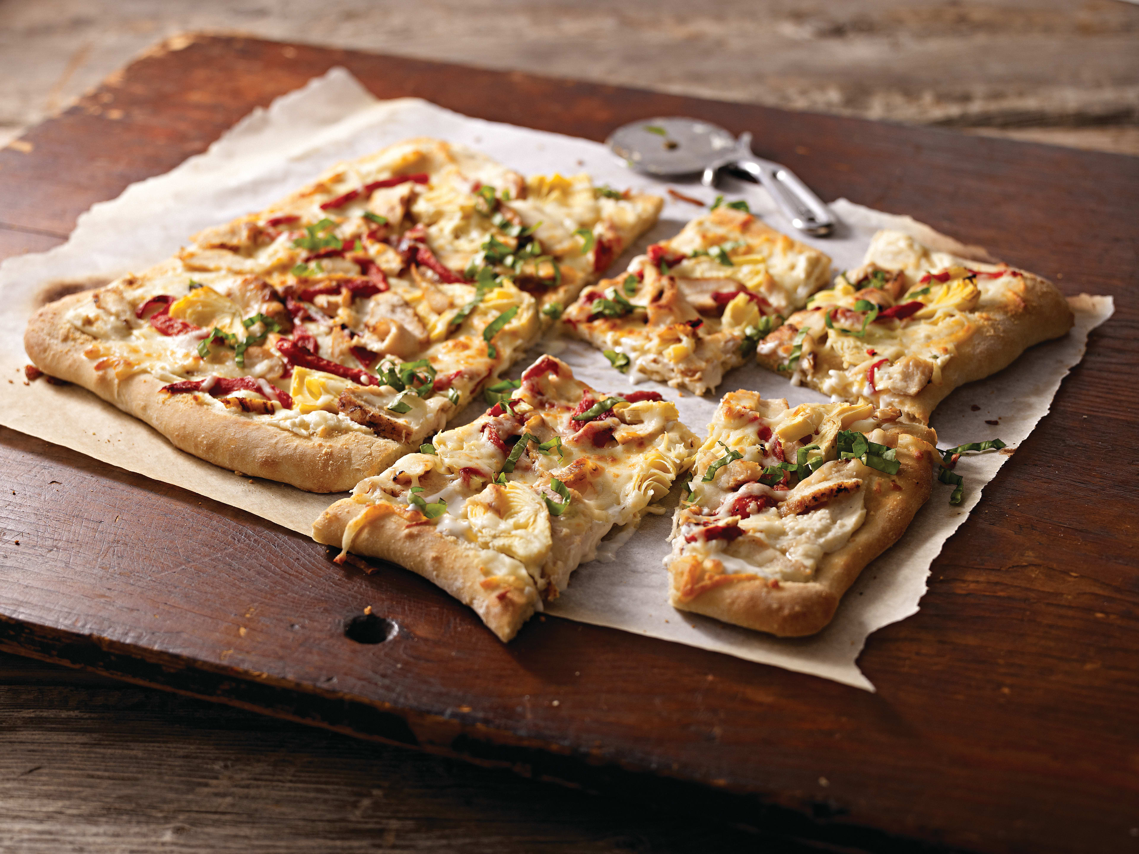 Grilled Chicken Flatbread