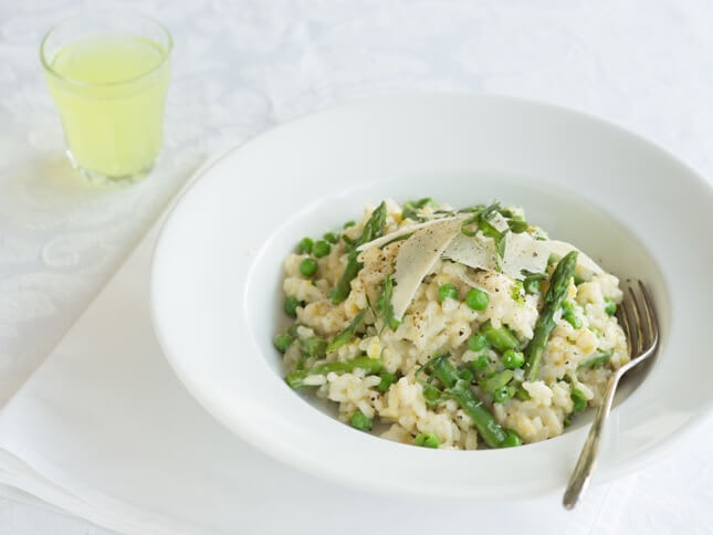 Asparagus and Cheese Risotto