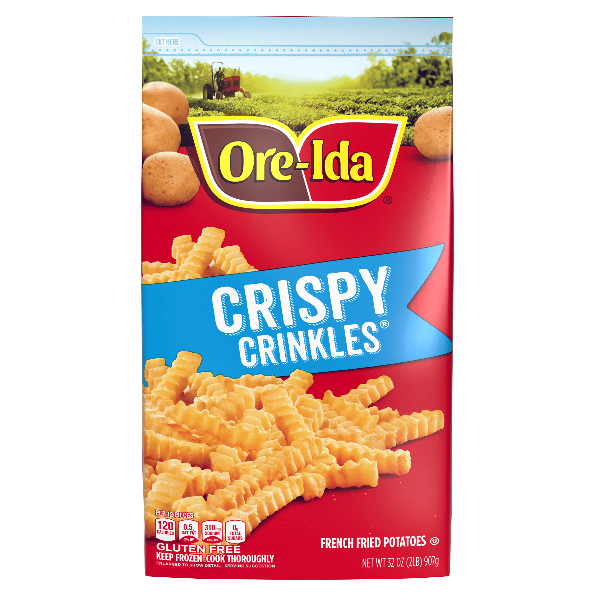 Golden Crinkles French Fries Fried Frozen Potatoes