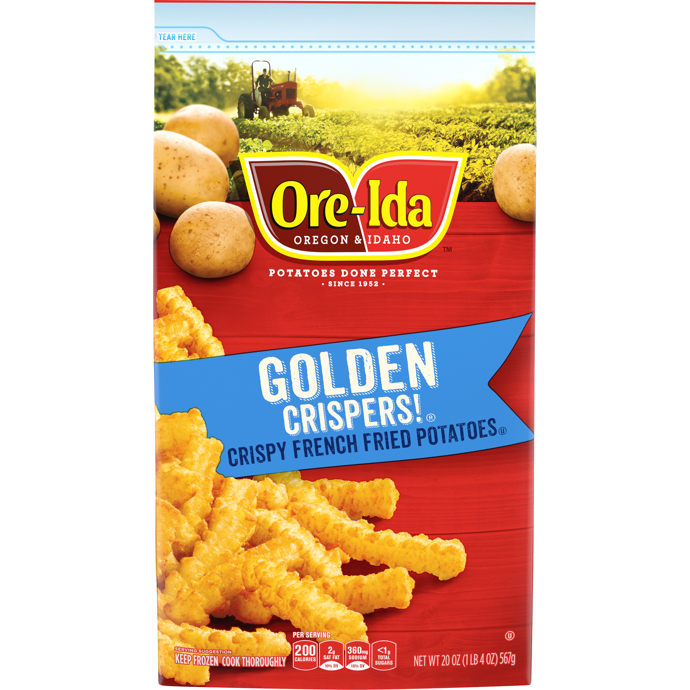 Golden Crispers! Crispy French Fry Fried Frozen Potatoes