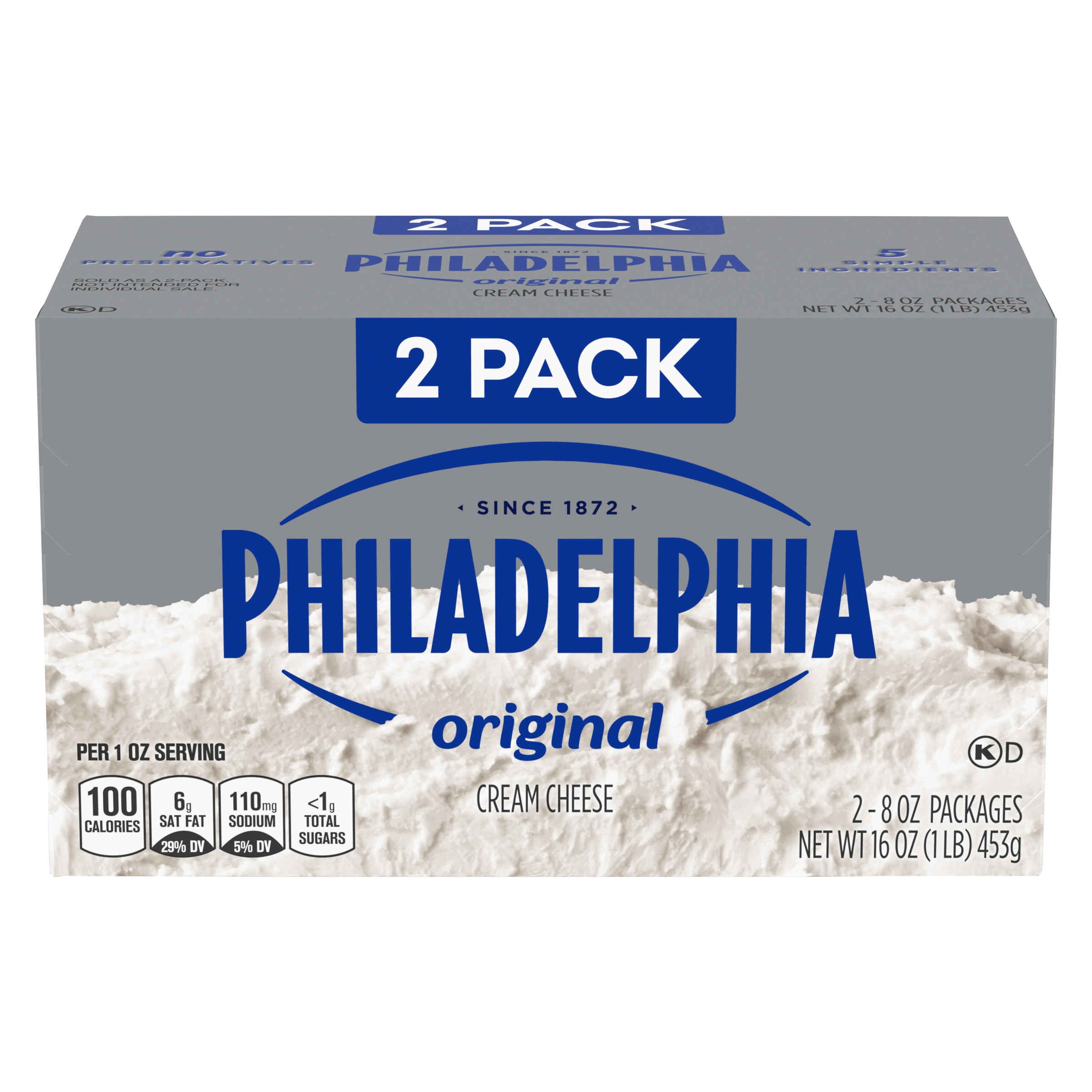 Original Cream Cheese, for a Keto and Low Carb Lifestyle