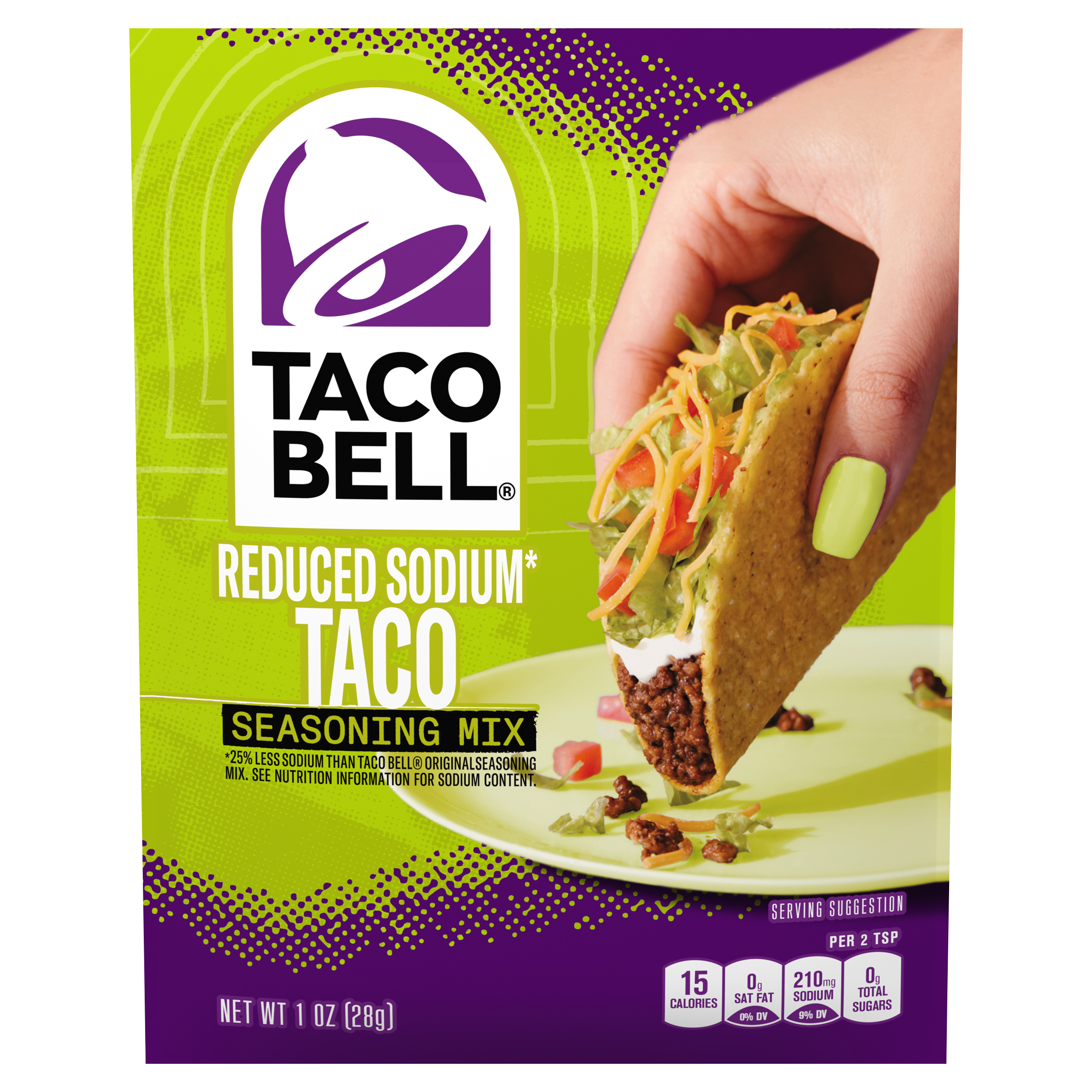 Reduced Sodium Taco Seasoning Mix with 25% Less Sodium