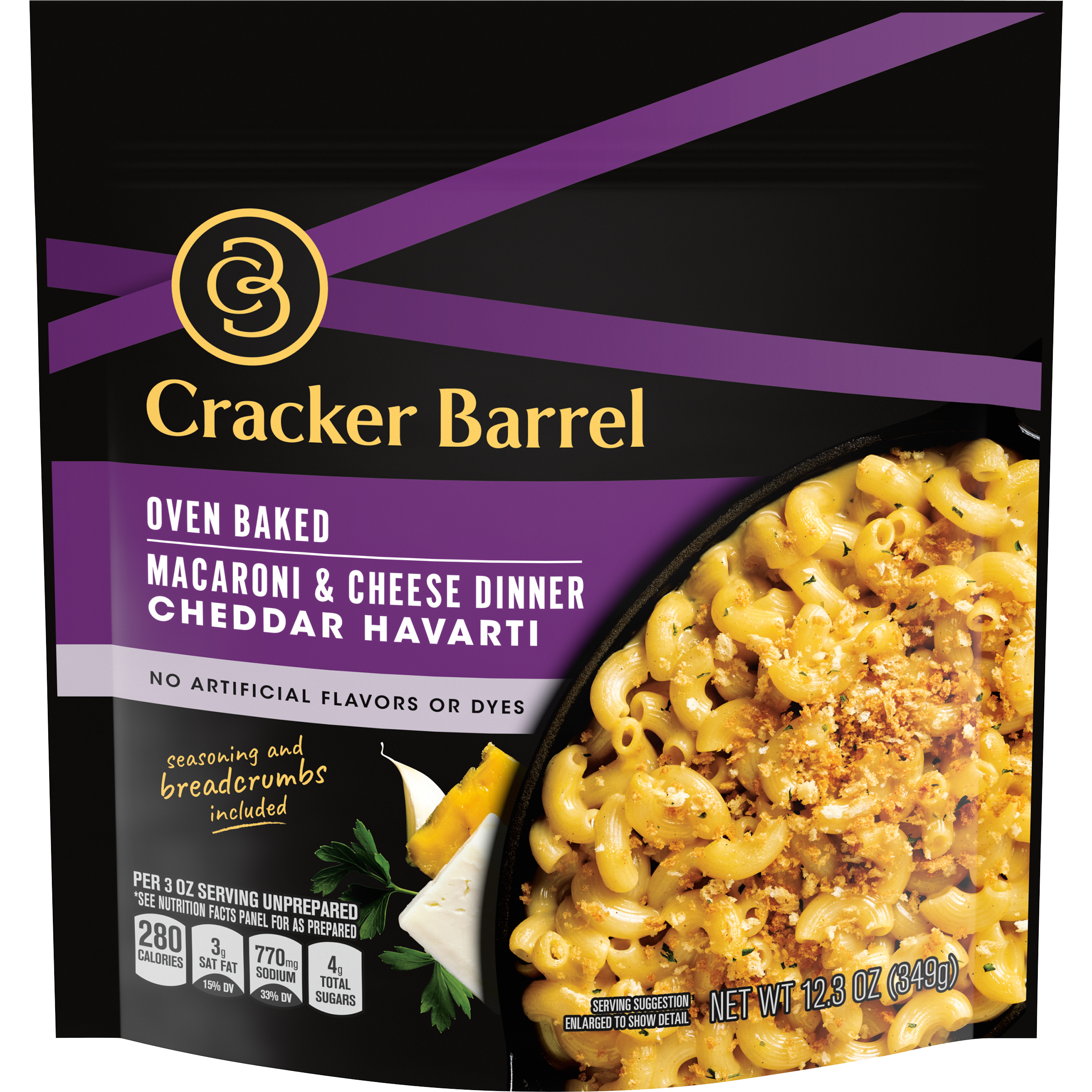 Cheddar Havarti Oven Baked Macaroni & Cheese Dinner