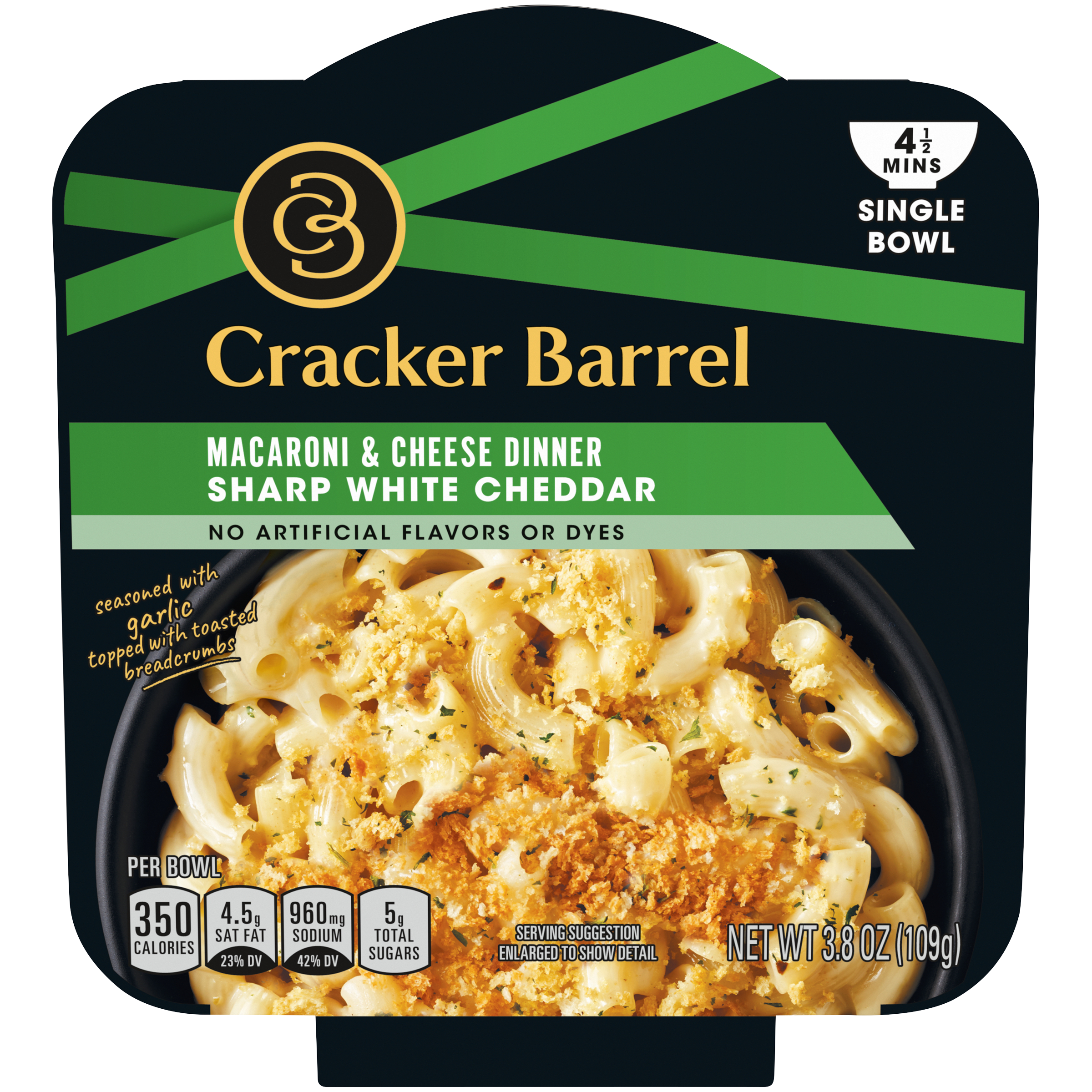 Sharp White Cheddar Macaroni & Cheese Single Bowl Dinner