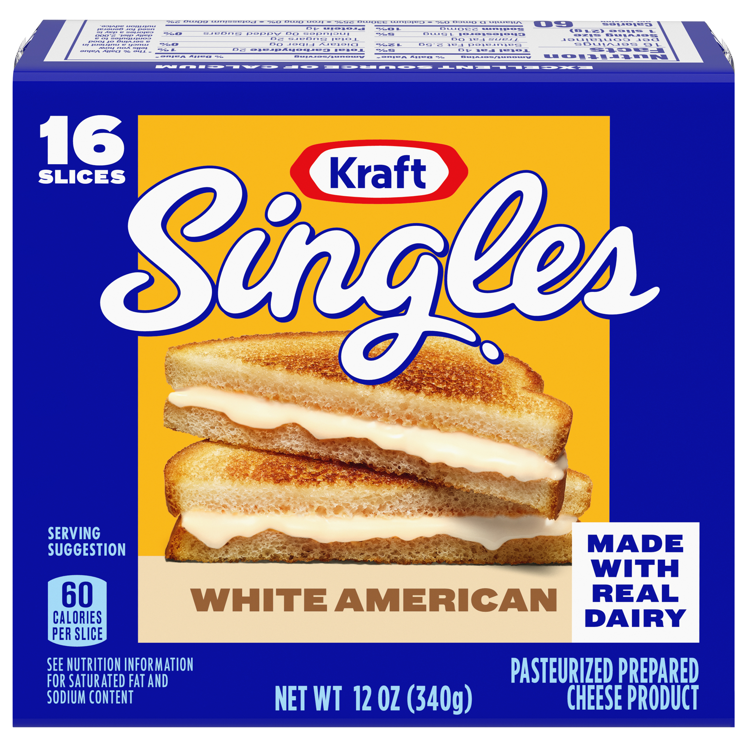 White American Cheese Slices