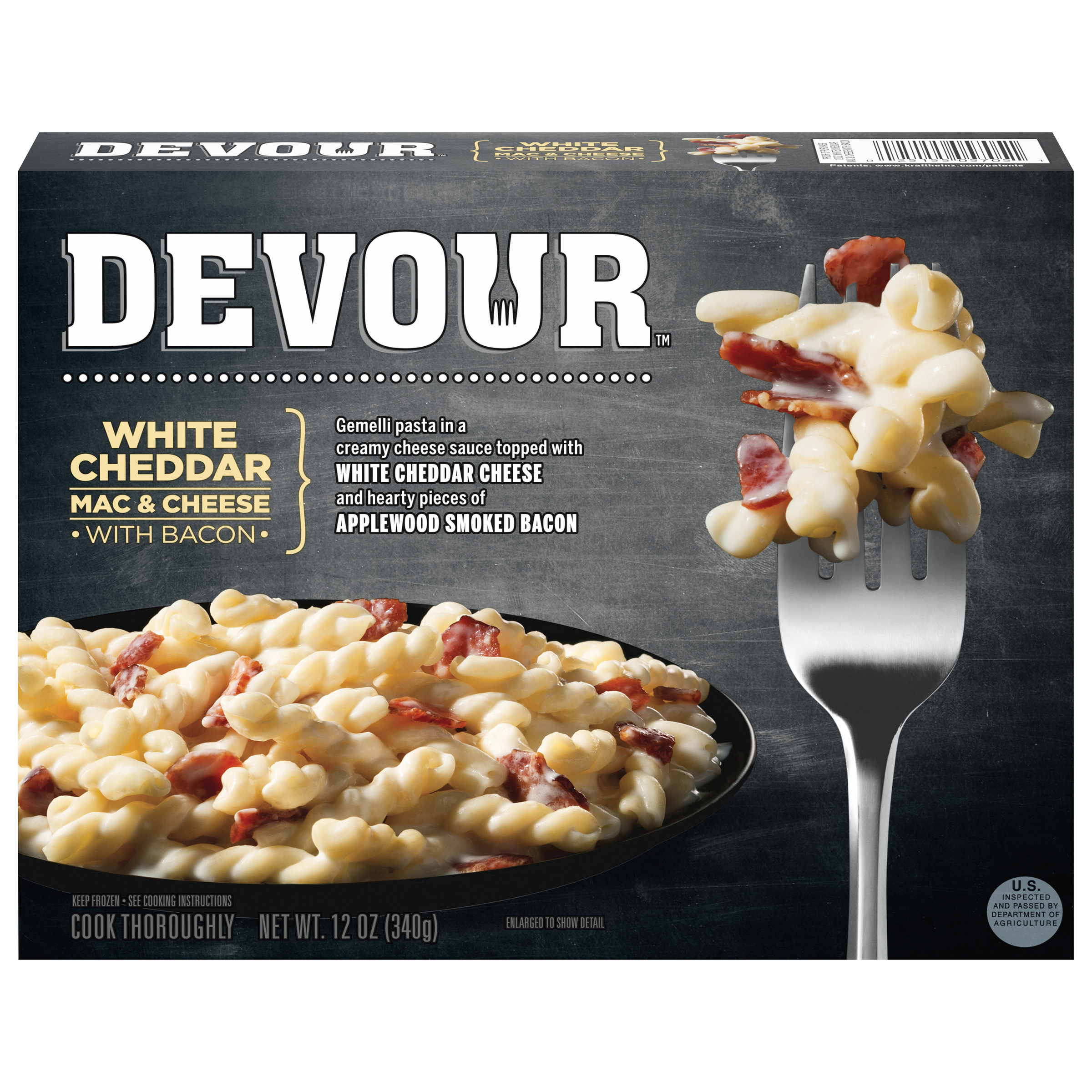 White Cheddar Mac & Cheese with Smoked Bacon Frozen Meal