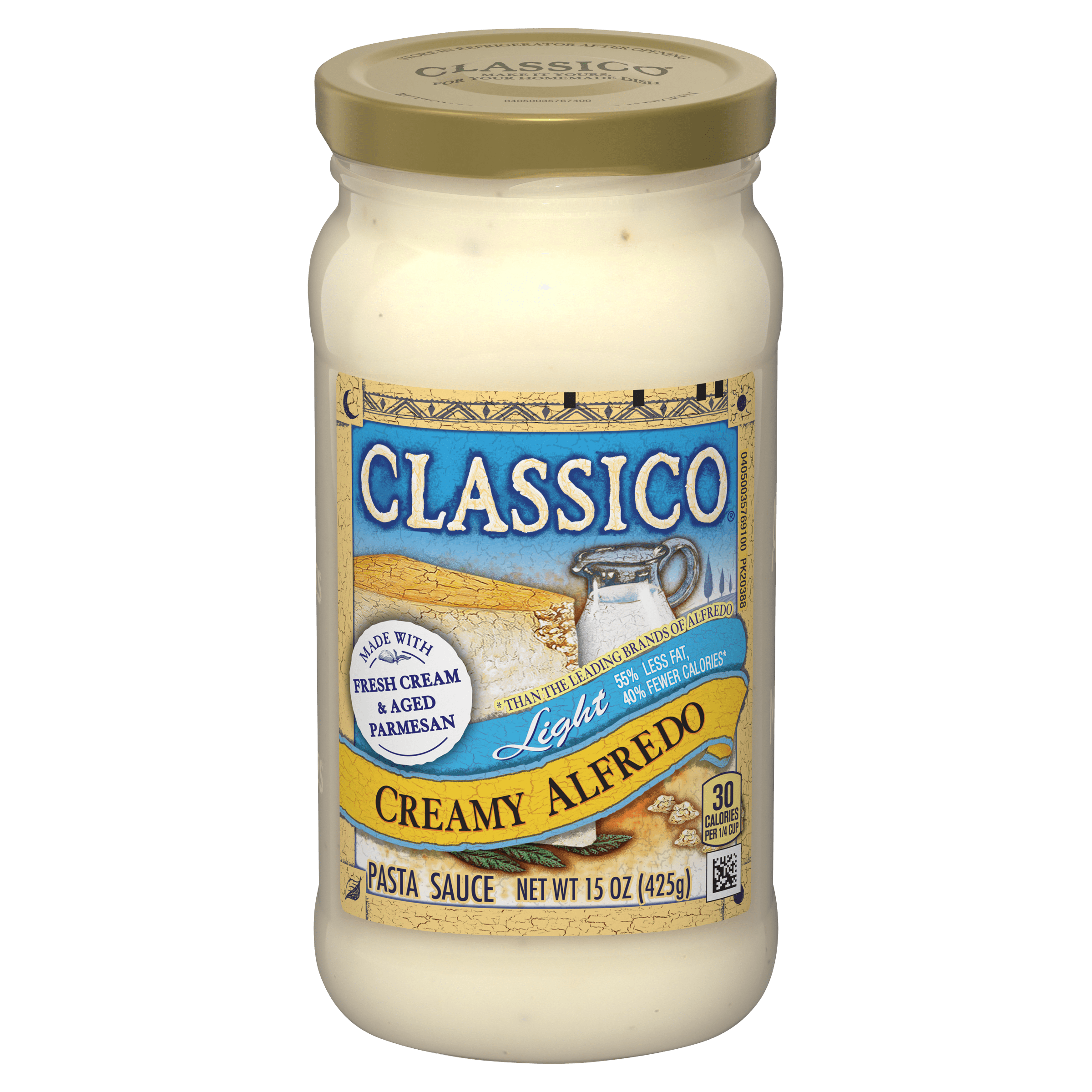 Light Creamy Alfredo Pasta Sauce