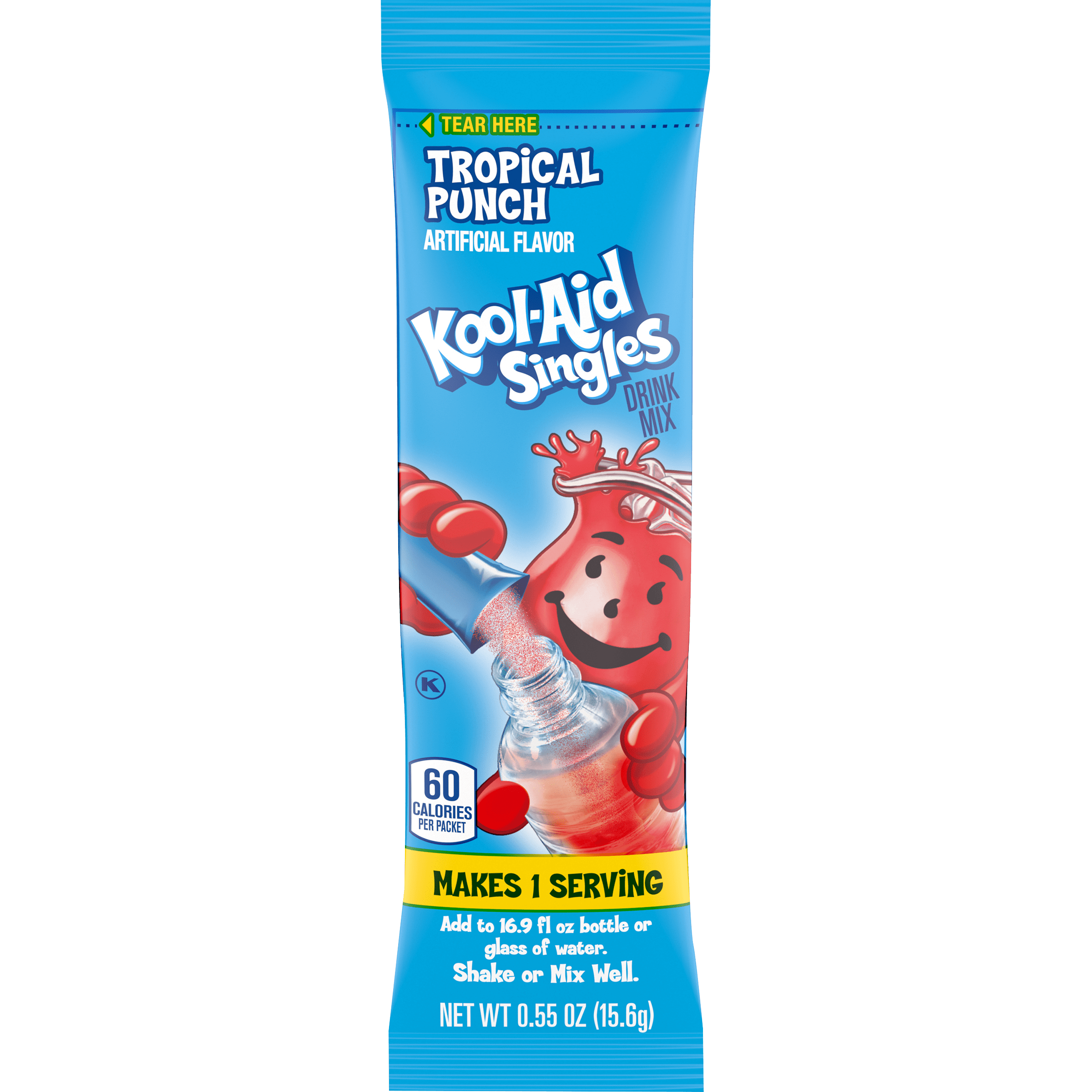 Singles Sugar-Sweetened Tropical Punch Powdered Soft Drink