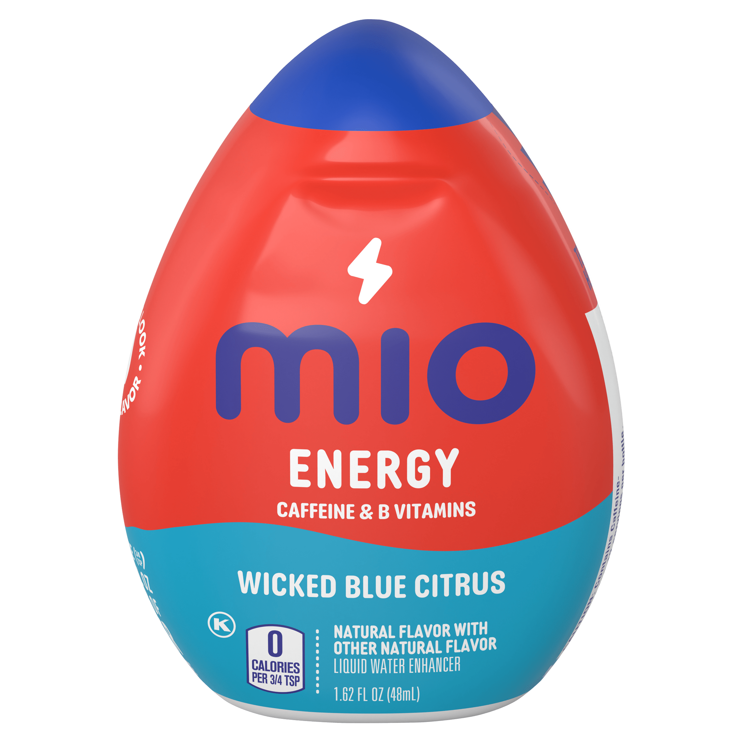 Wicked Blue Citrus Naturally Flavored Liquid Water Enhancer with Caffeine & B Vitamins