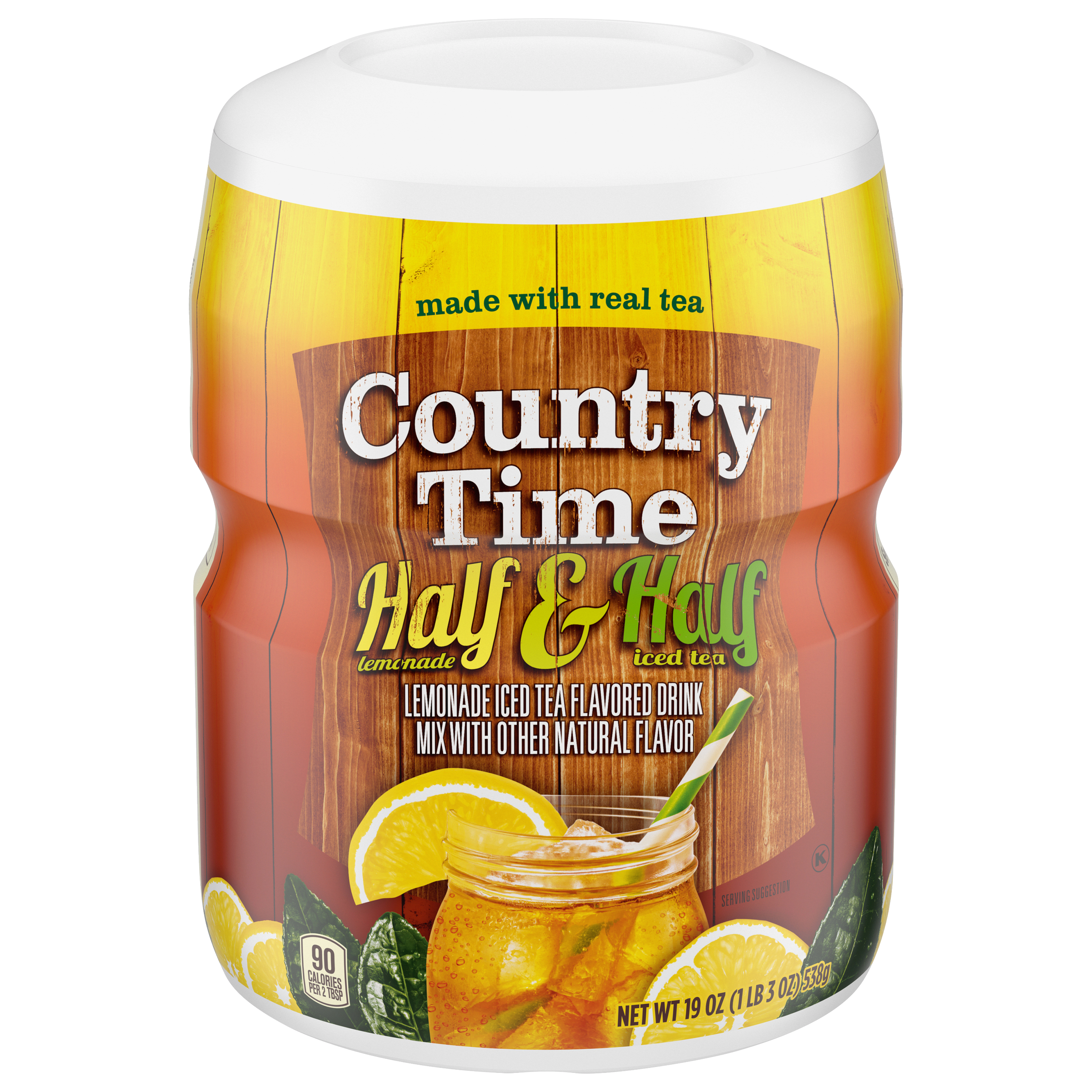 Half & Half Lemonade Iced Tea Naturally Flavored Powdered Drink Mix