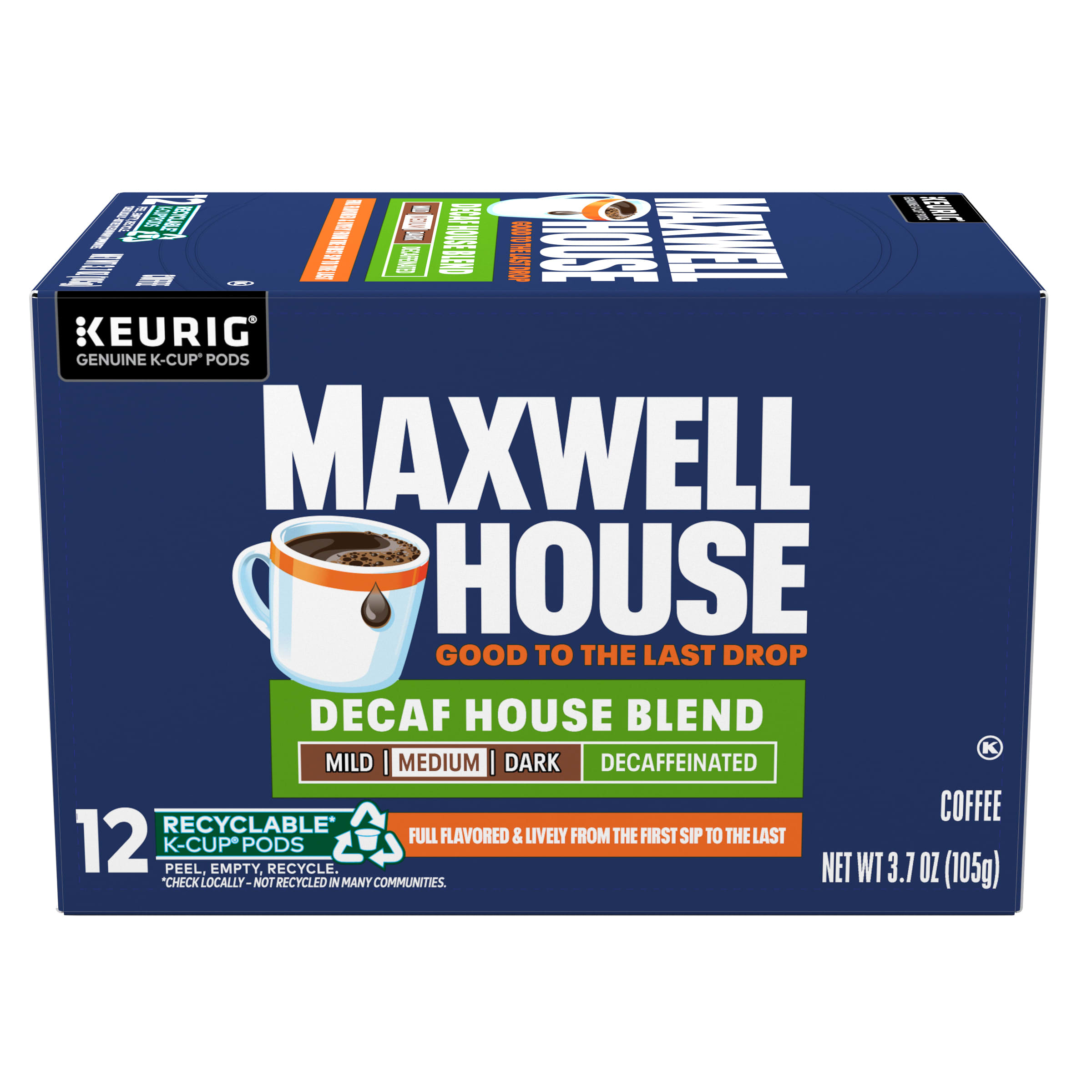 Decaf House Blend Medium Roast K-Cup® Coffee Pods