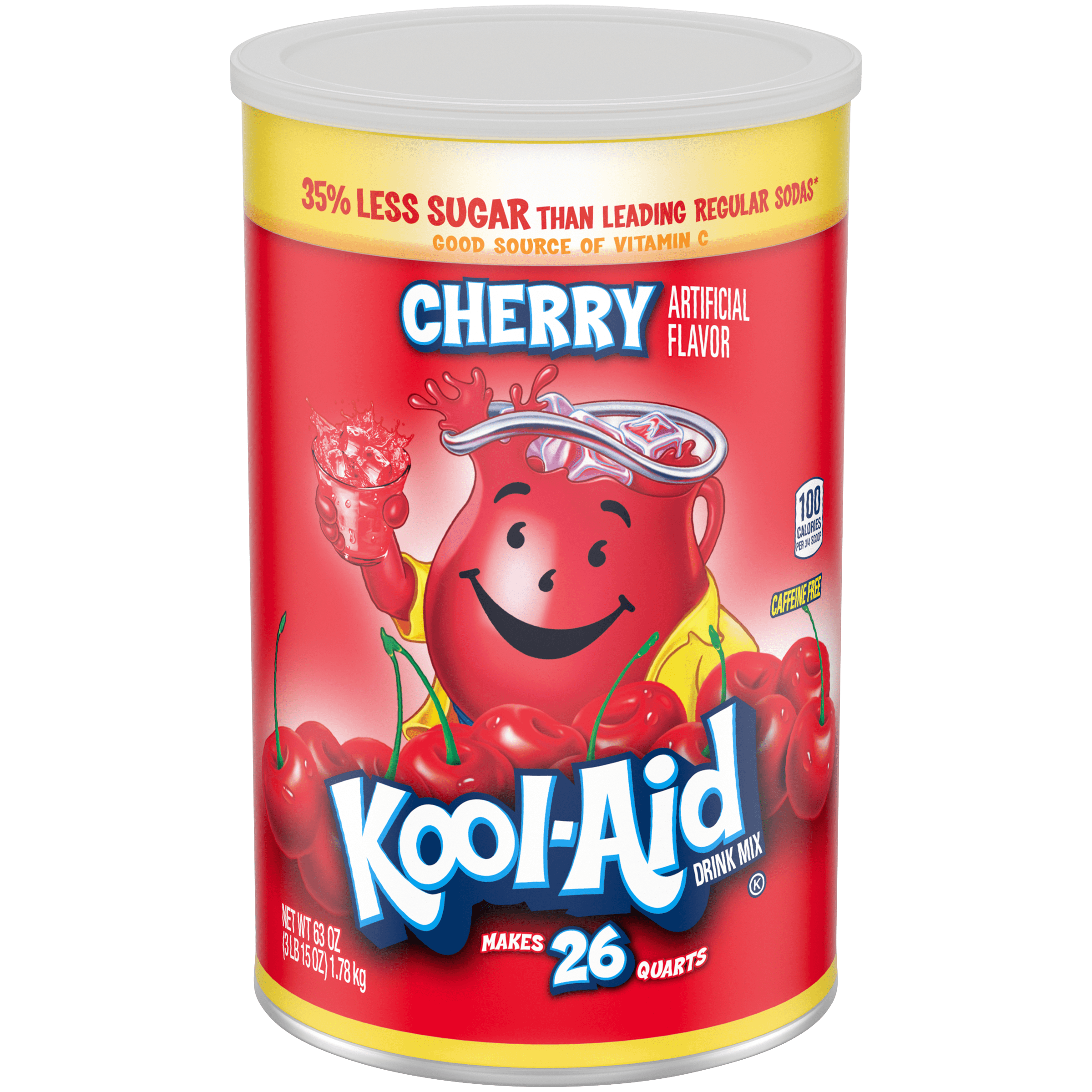 Sugar-Sweetened Cherry Artificially Flavored Powdered Soft Drink Mix