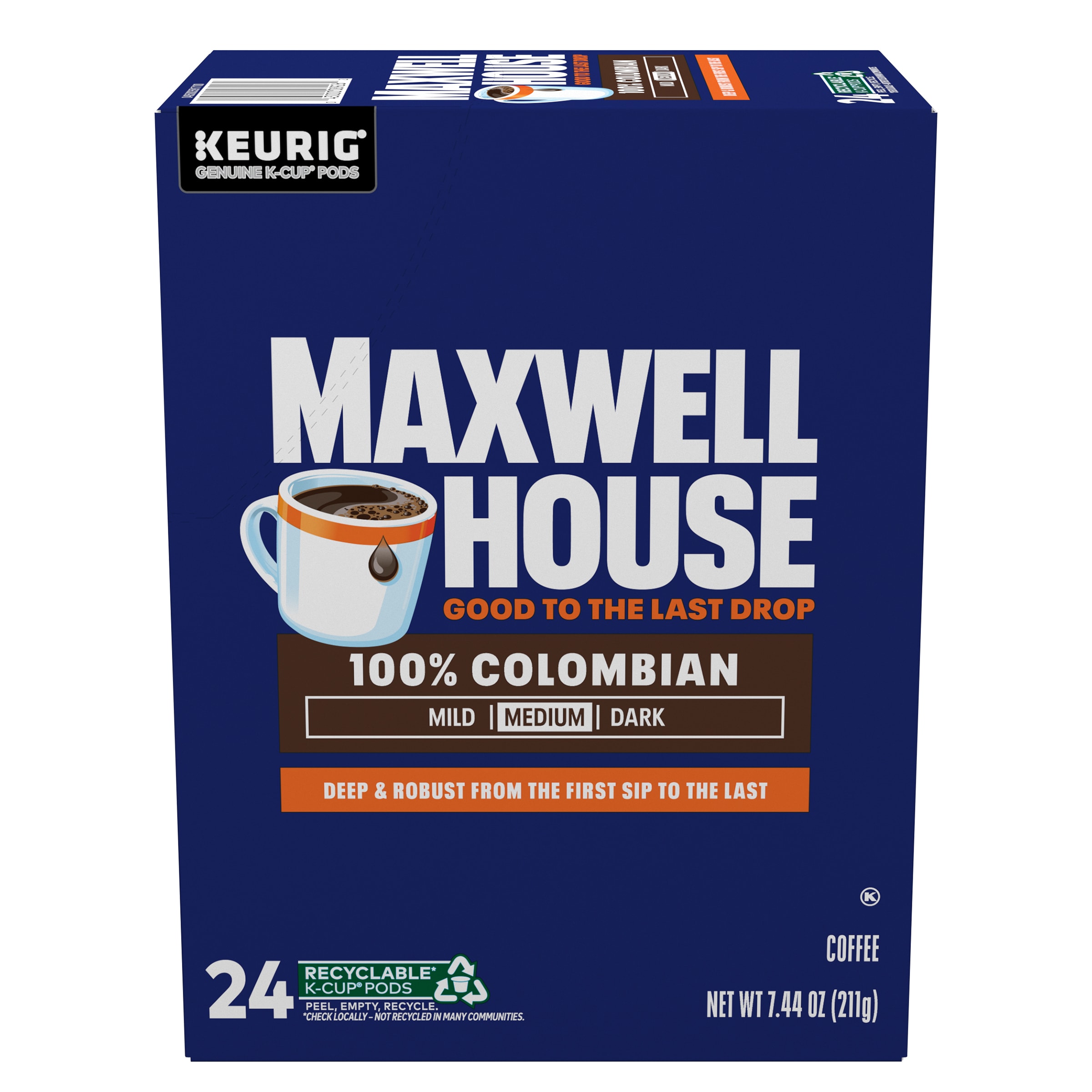 100% Colombian Medium Roast K-Cup® Coffee Pods