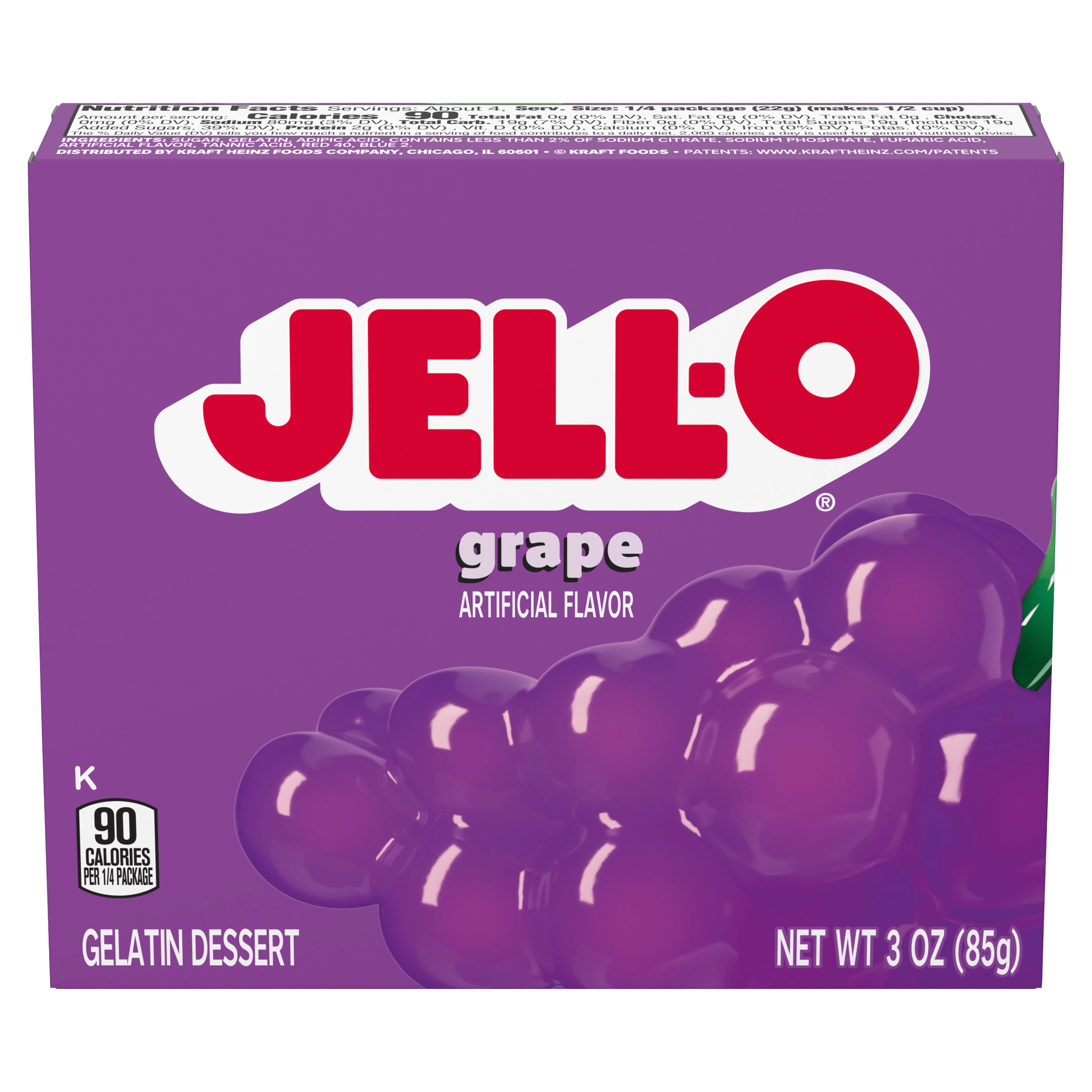 Grape Gelatin Dessert Mix