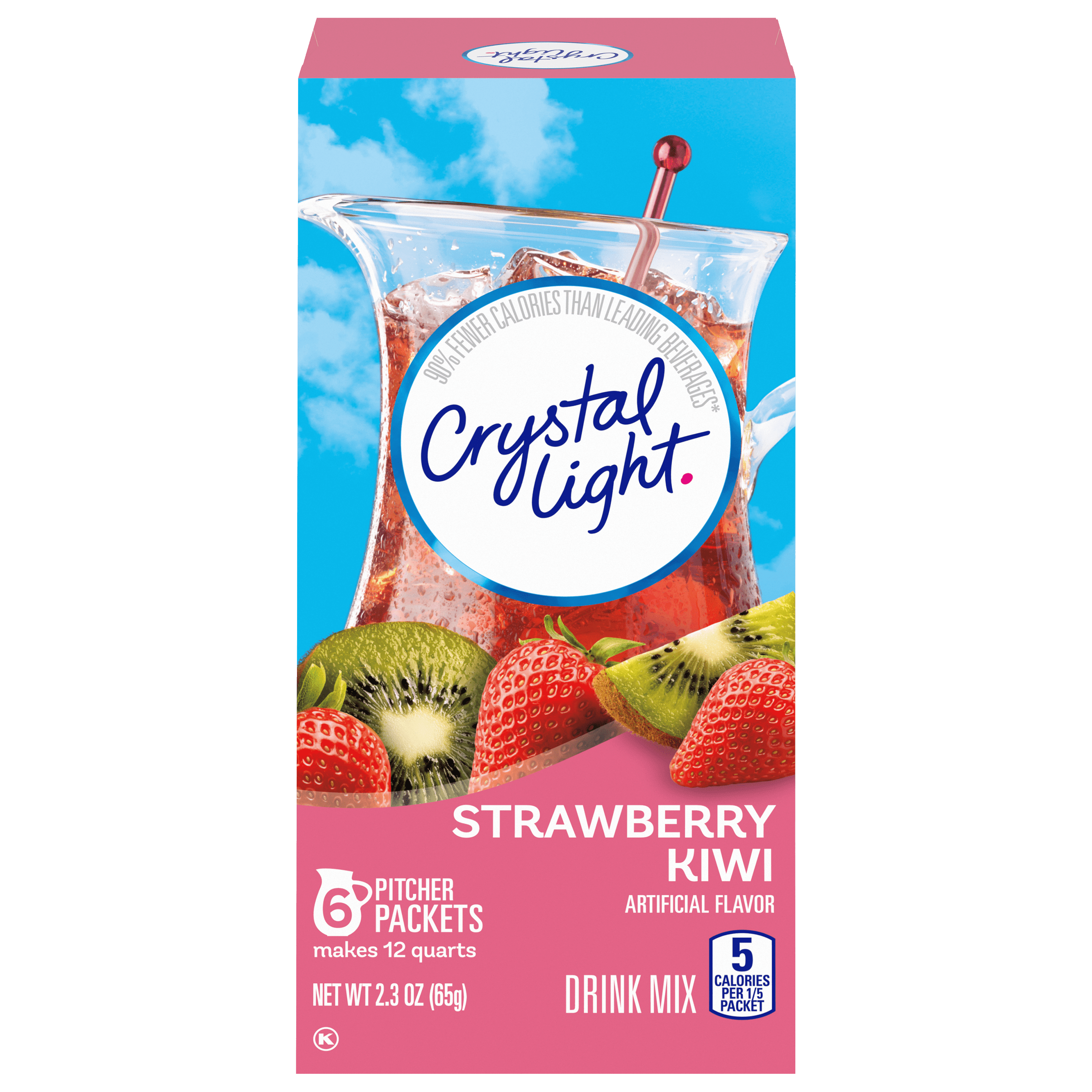 Strawberry Kiwi Artificially Flavored Powdered Drink Mix