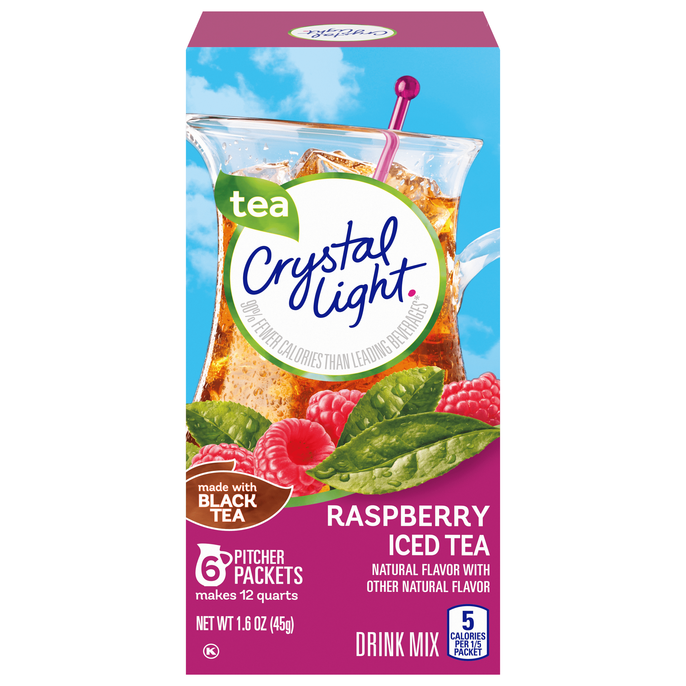 Raspberry Iced Tea Naturally Flavored Powdered Drink Mix