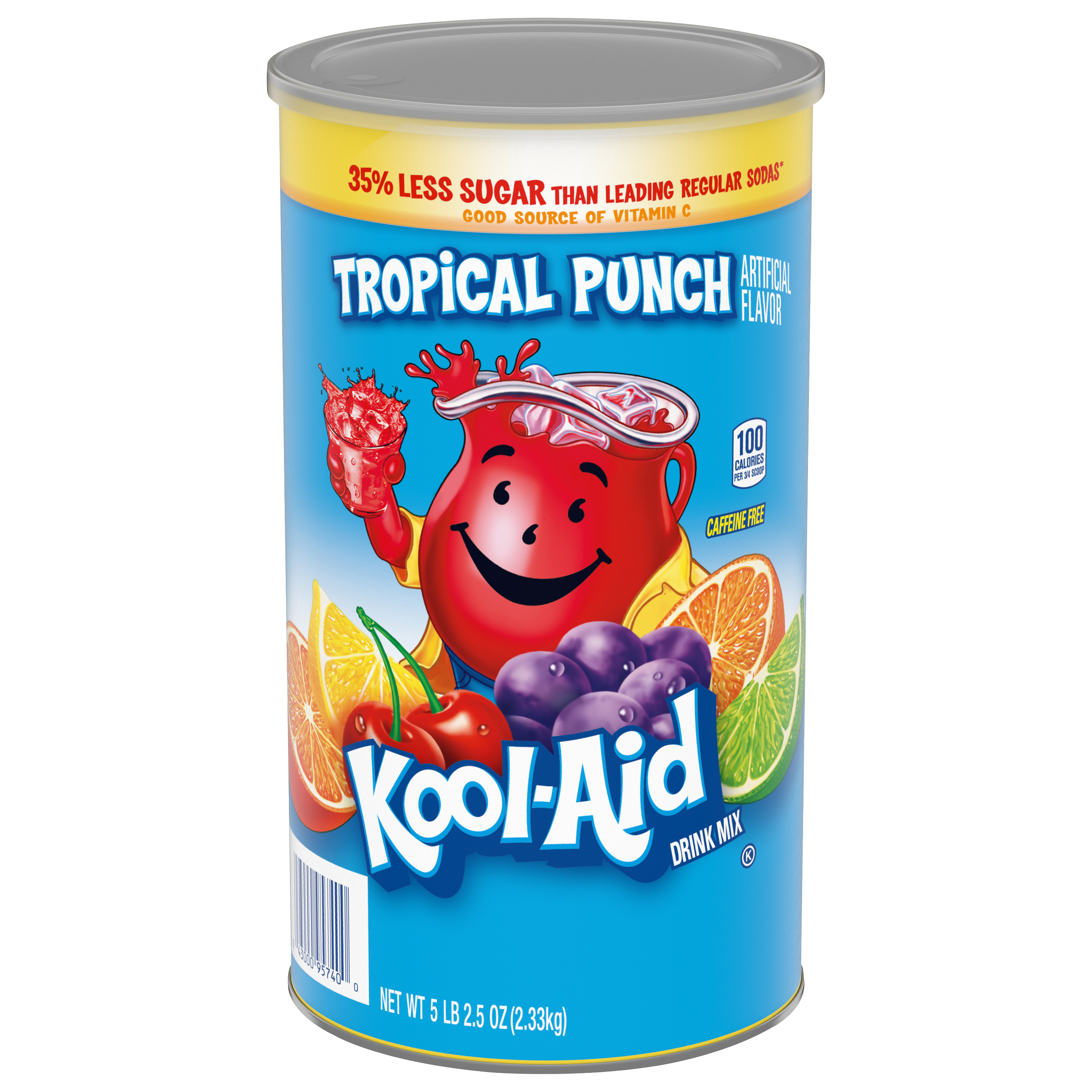 Sugar-Sweetened Tropical Punch Artificially Flavored Powdered Soft Drink Mix