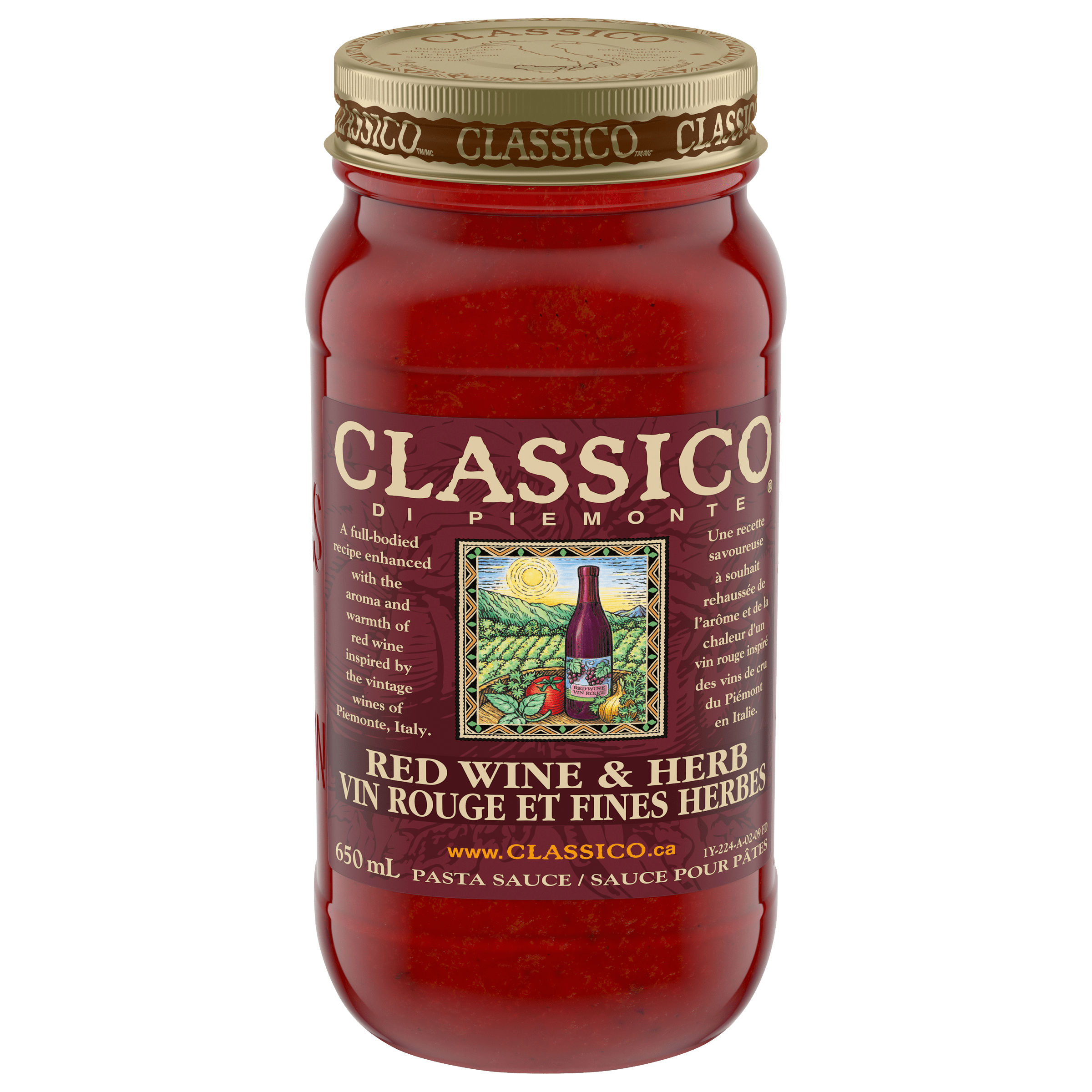 Di Piemonte Red Wine & Herb Pasta Sauce