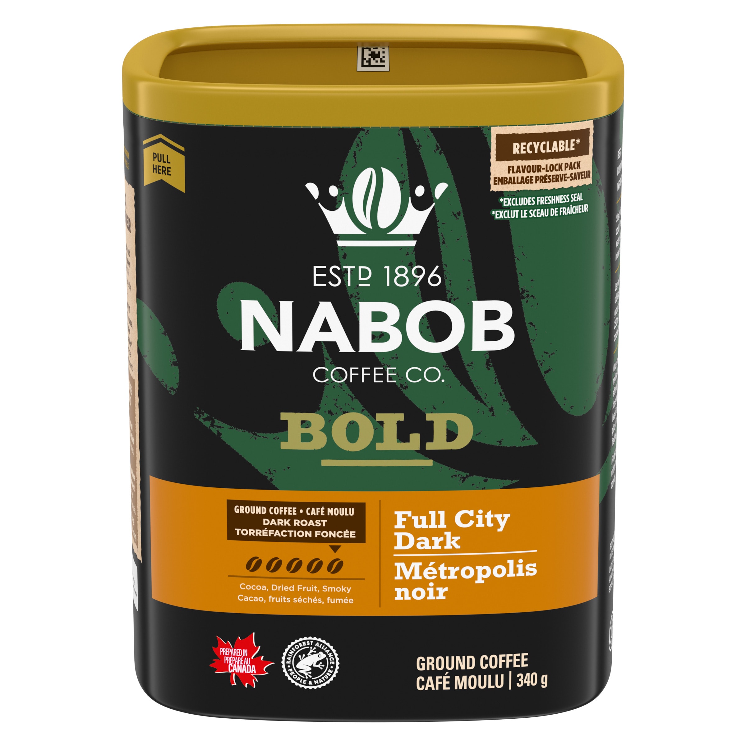 Nabob Dark Bold Roast Full City Dark Ground Coffee