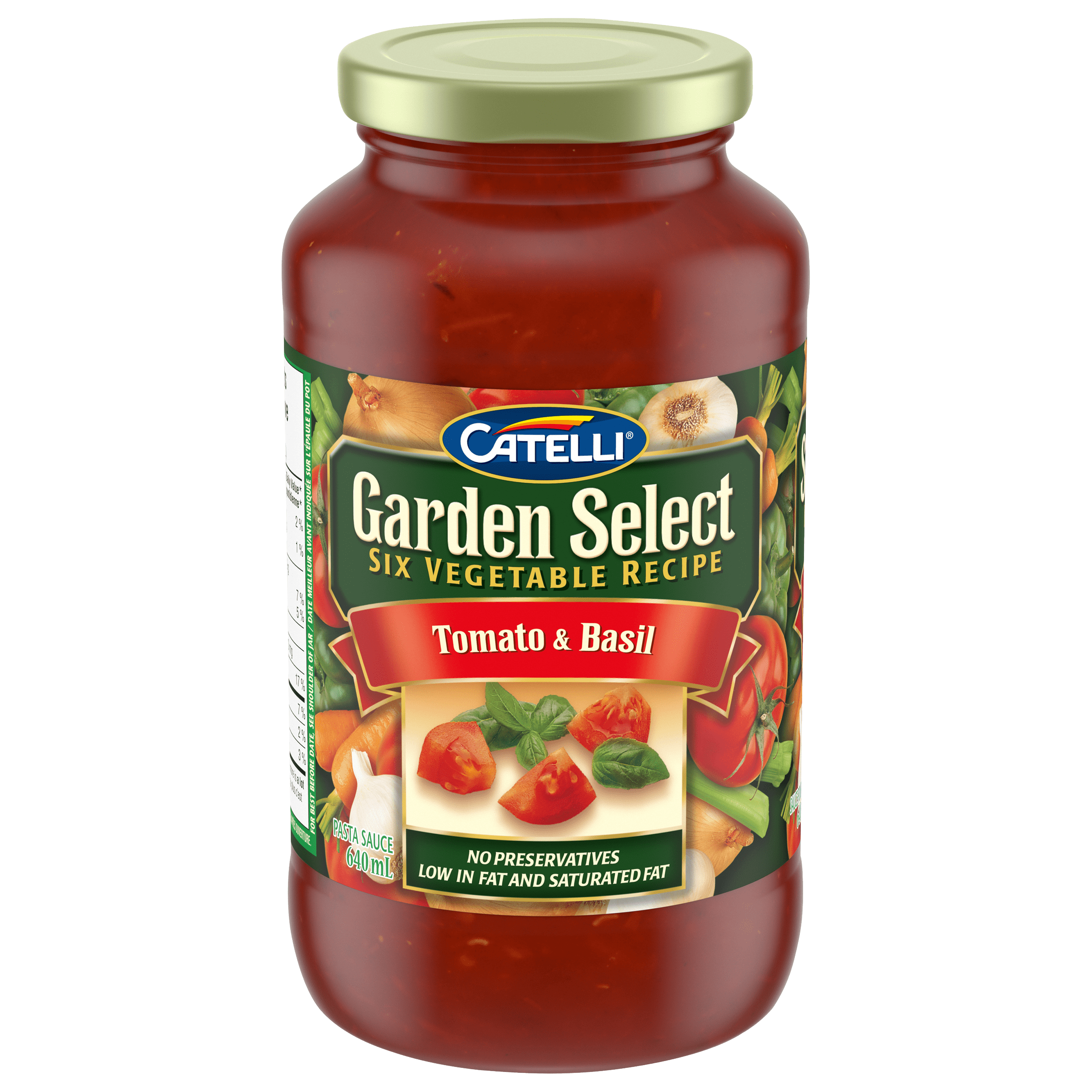 Garden Select Tomato & Basil Pasta Sauce