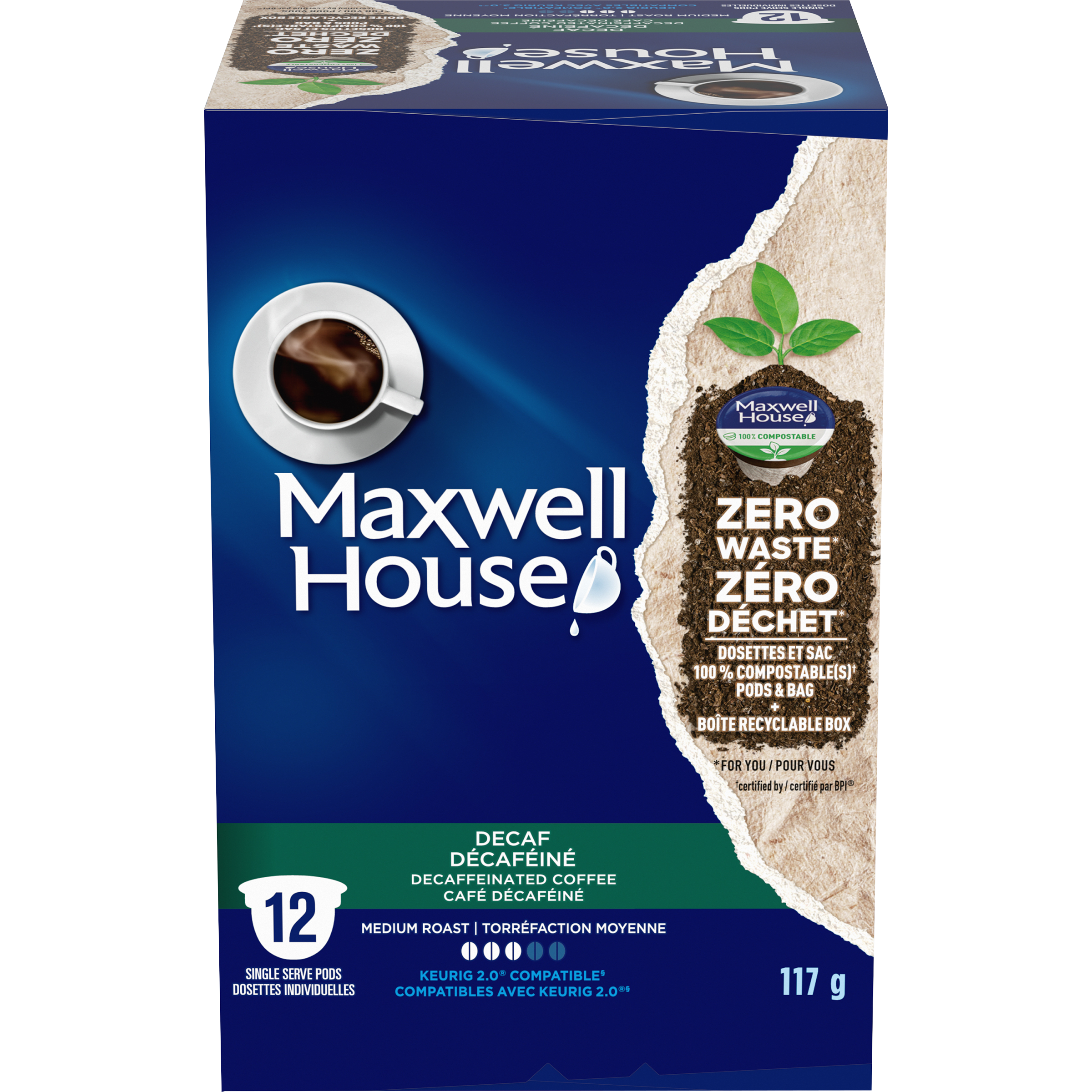 Decaf Coffee 100% Compostable Pods