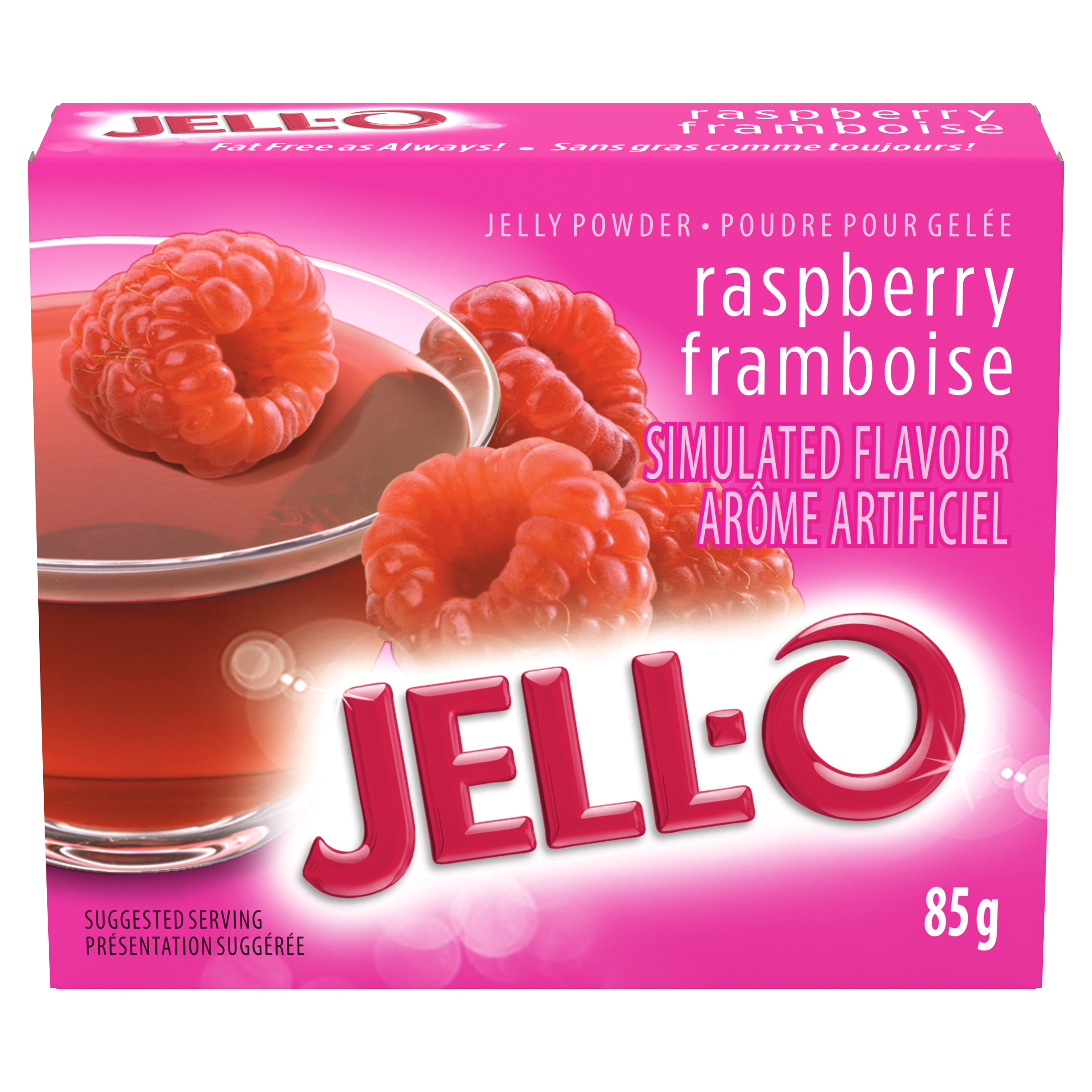 Poudre pour gelée Framboise - préparation pour dessert en gélatine