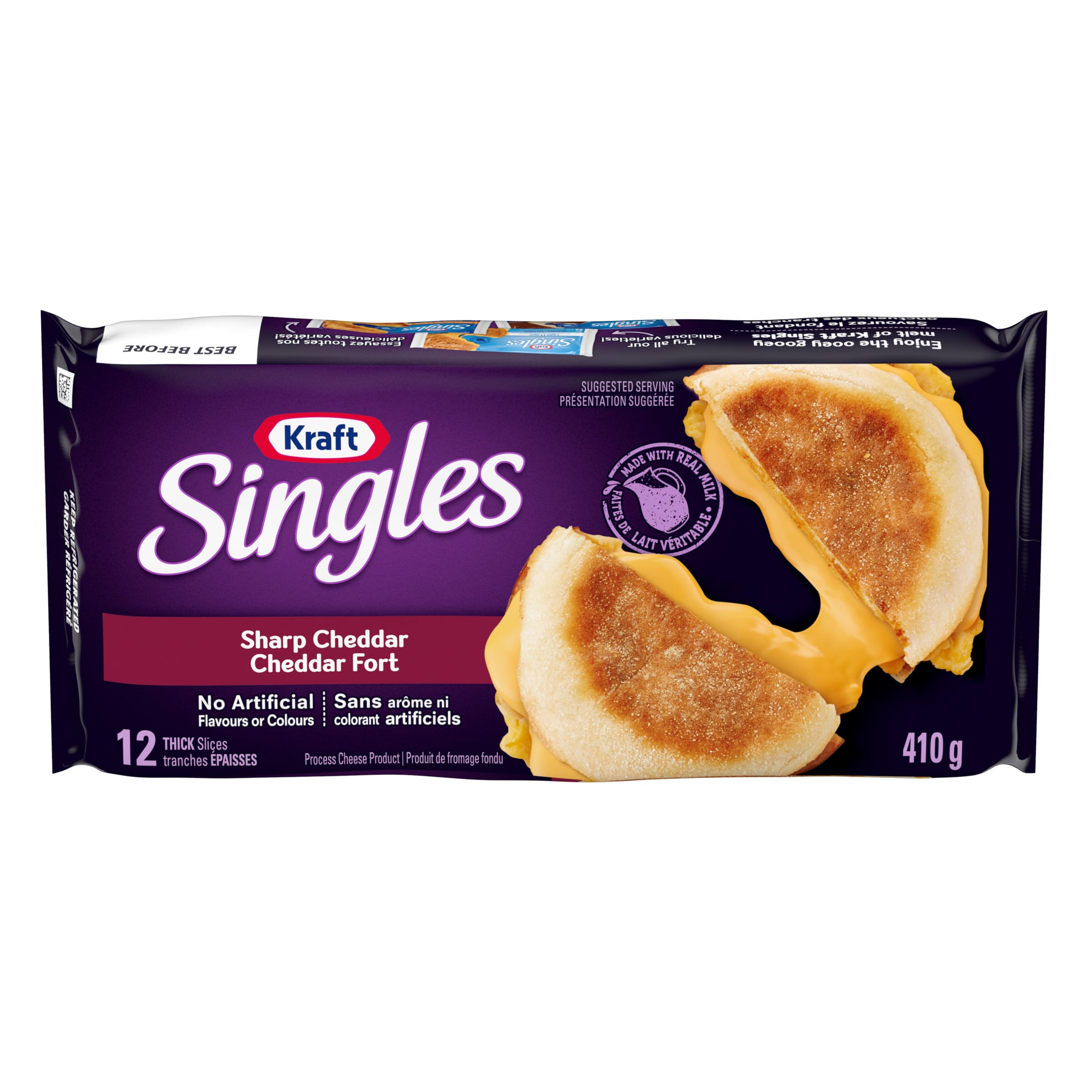 Singles Sharp Cheddar Extra Thick Slices