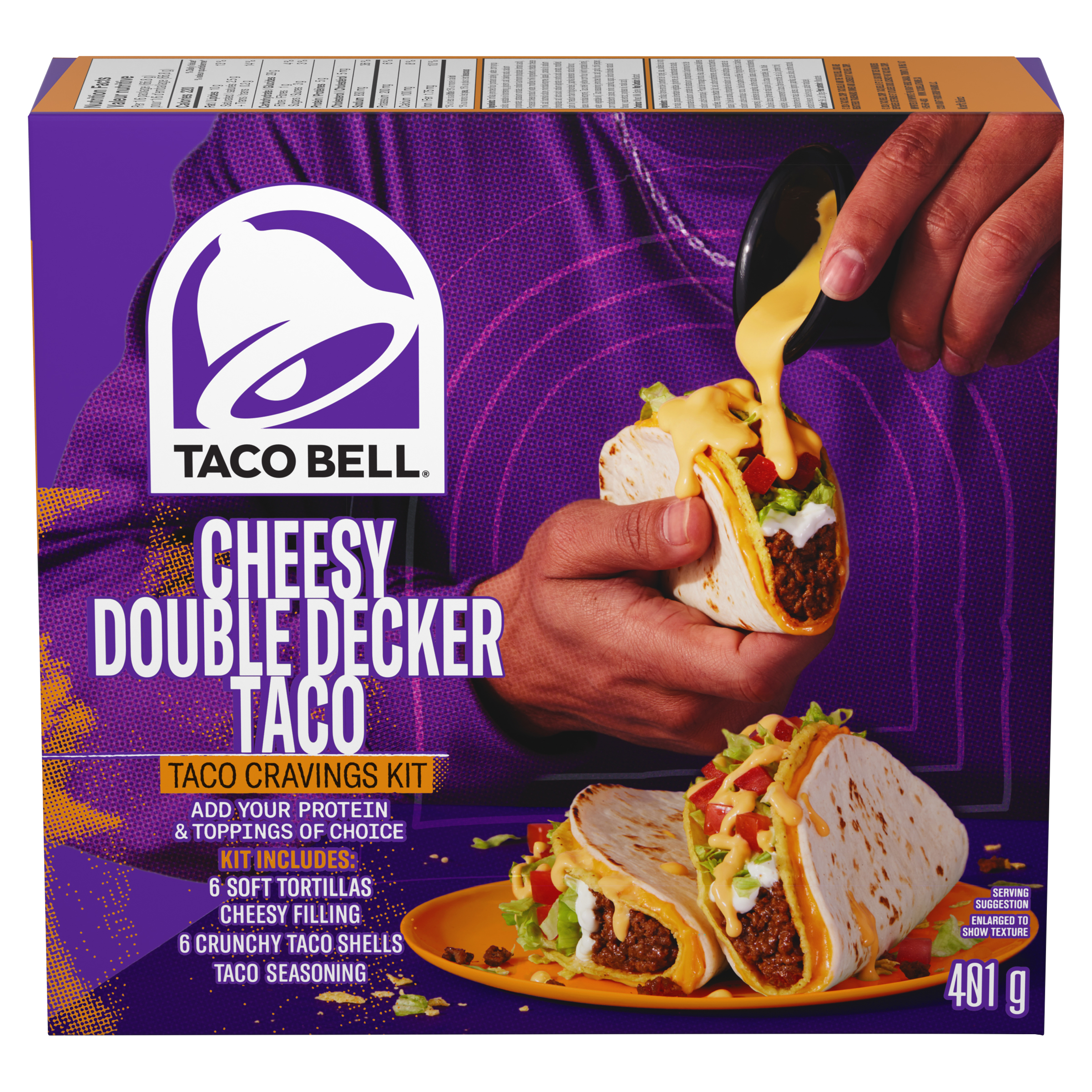 Cheesy Double Decker Taco Dinner Kit