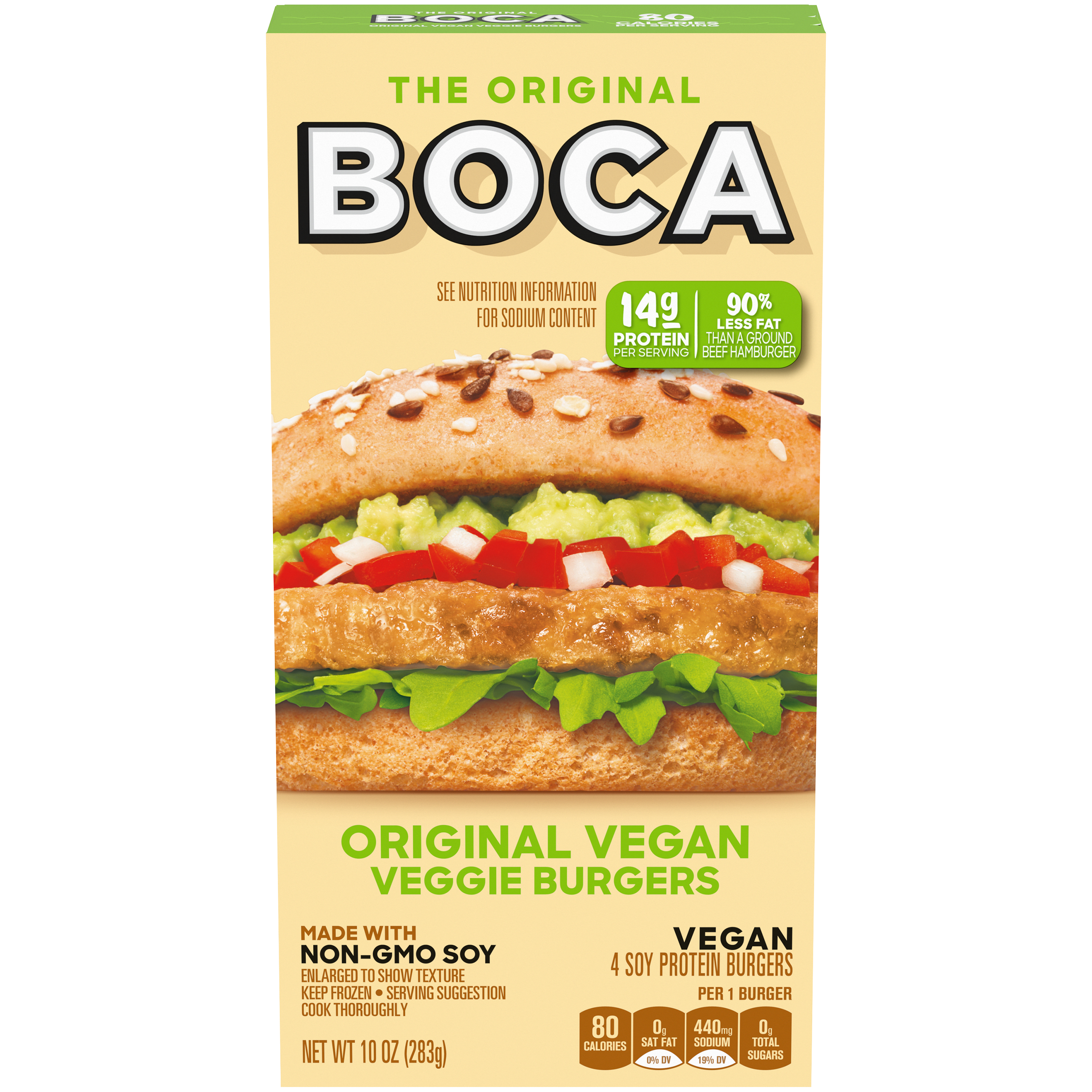 Original Vegan Veggie Burgers with Non-GMO Soy