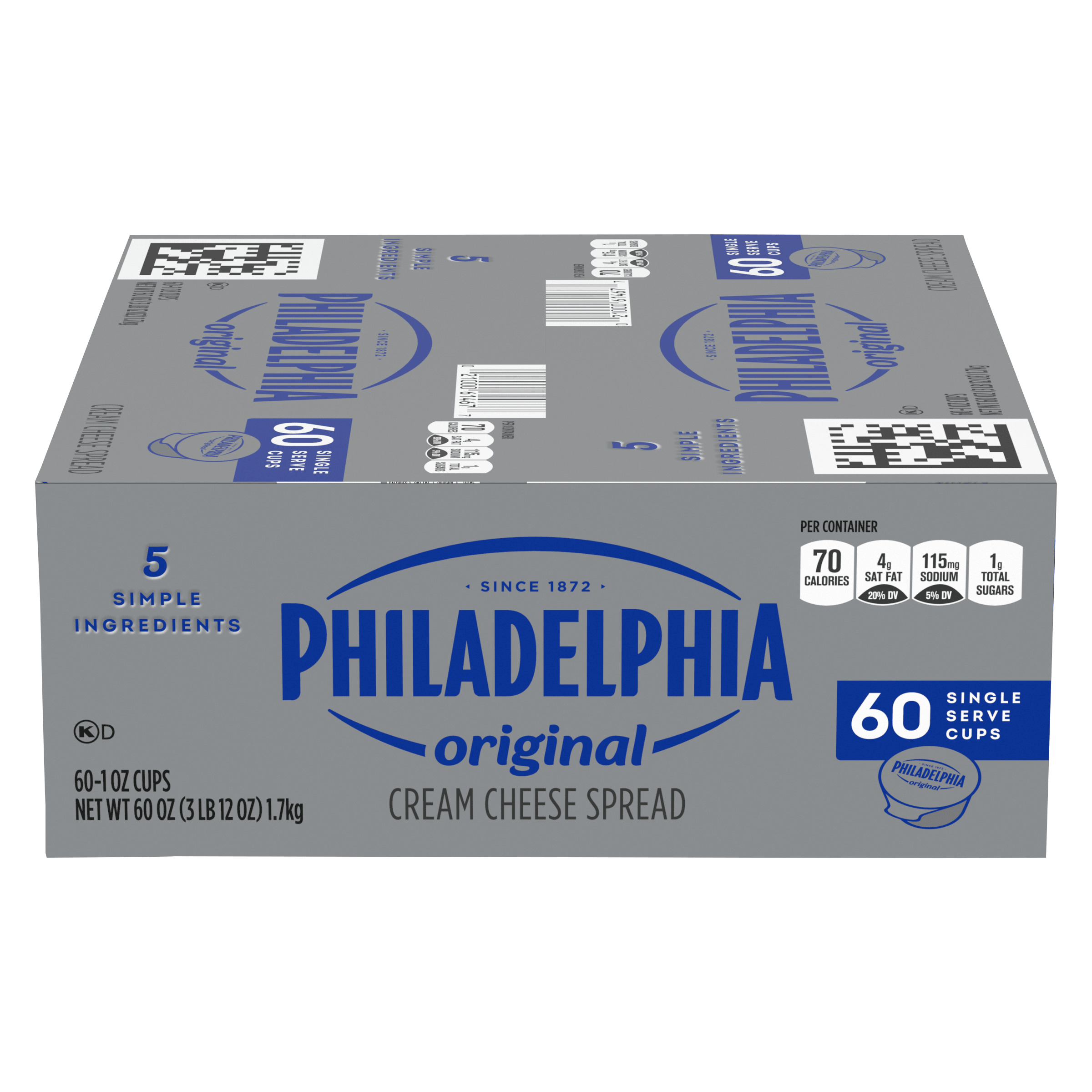 Reduced Fat Cream Cheese Spread with 1/3 Less Fat