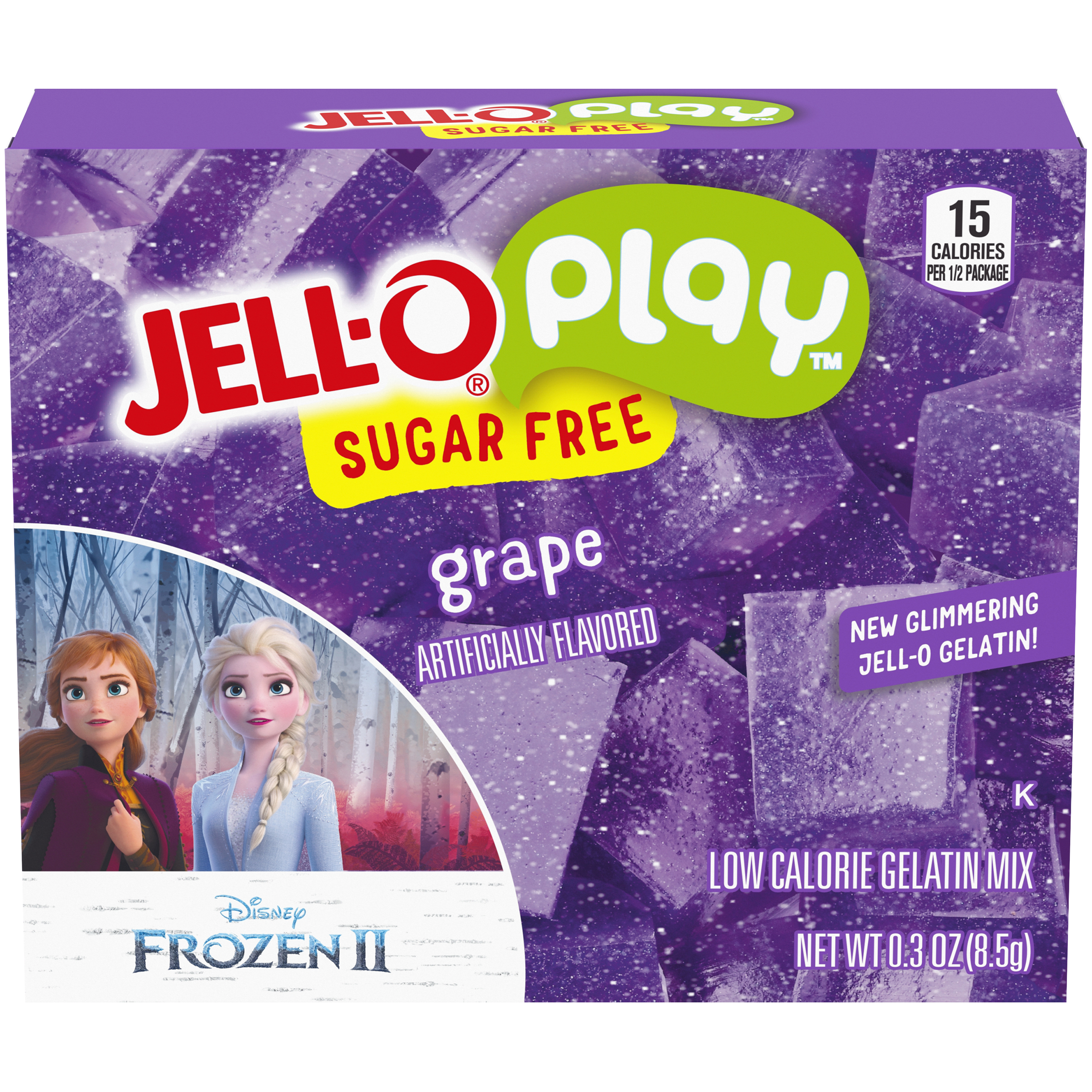 Play Sugar Free Grape Gelatin Mix