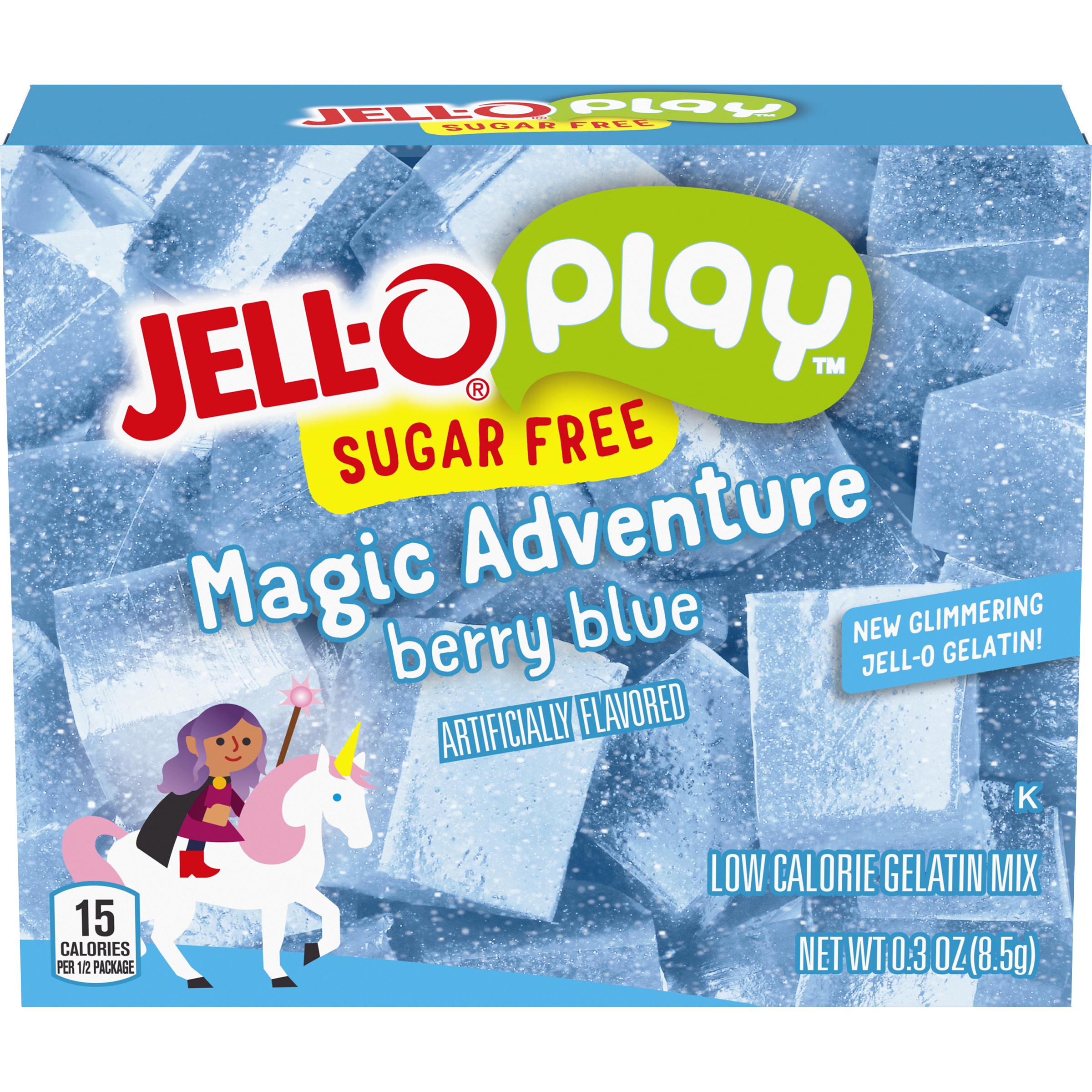 Play Sugar Free Magic Adventure Berry Blue Gelatin Mix