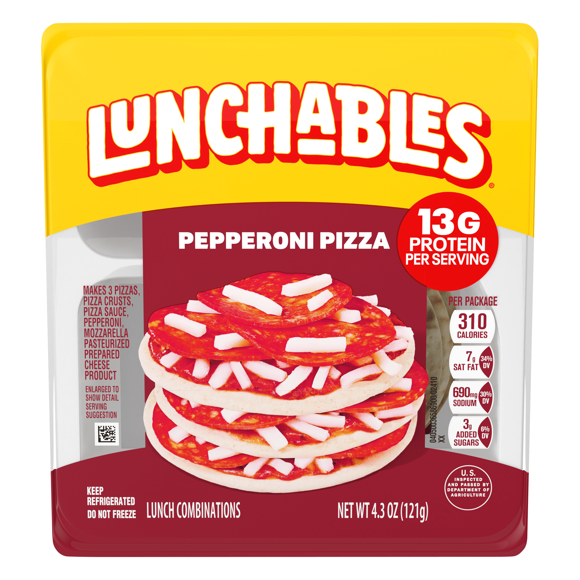 Pizza with Pepperoni Snack Kit