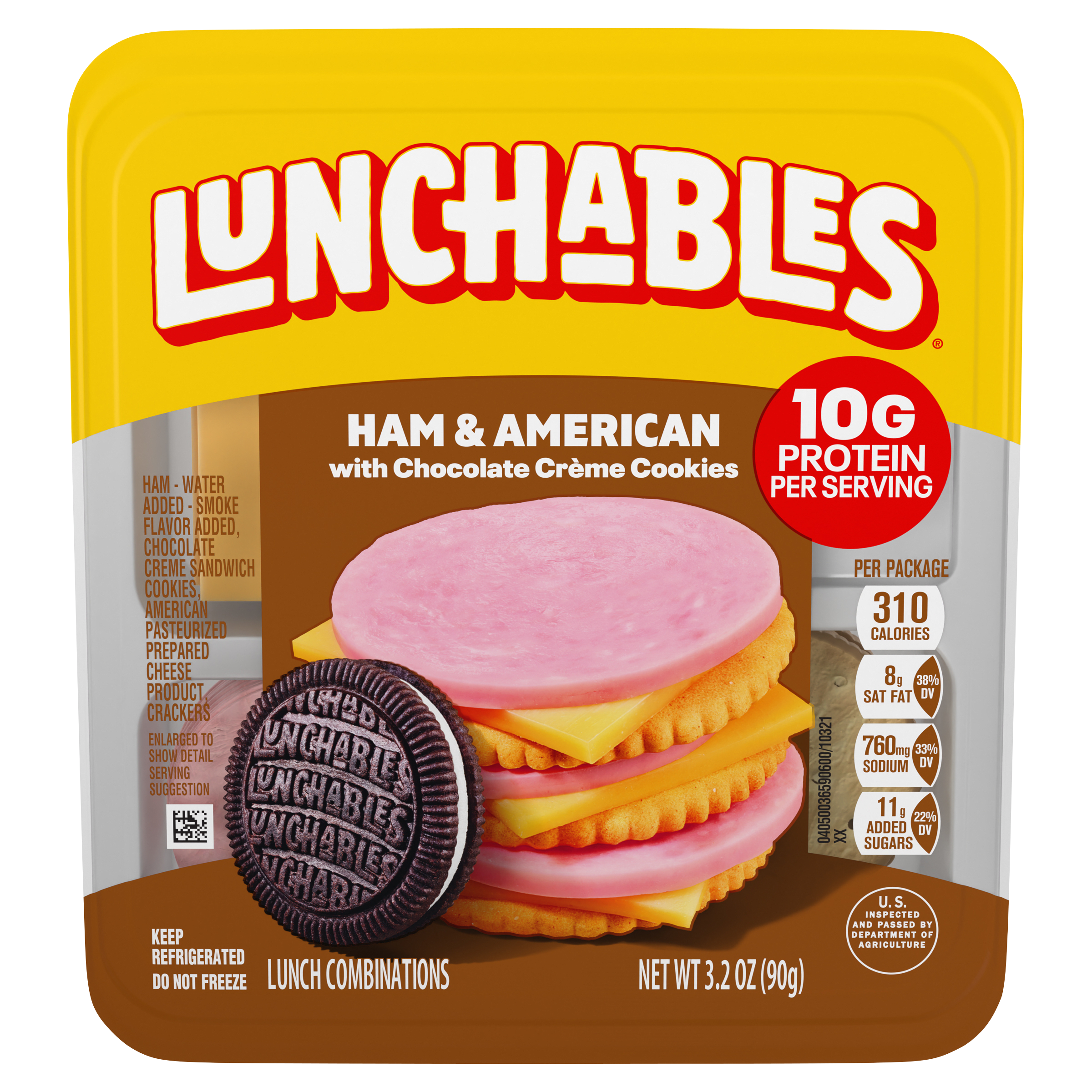 Ham & American with Chocolate Creme Cookies